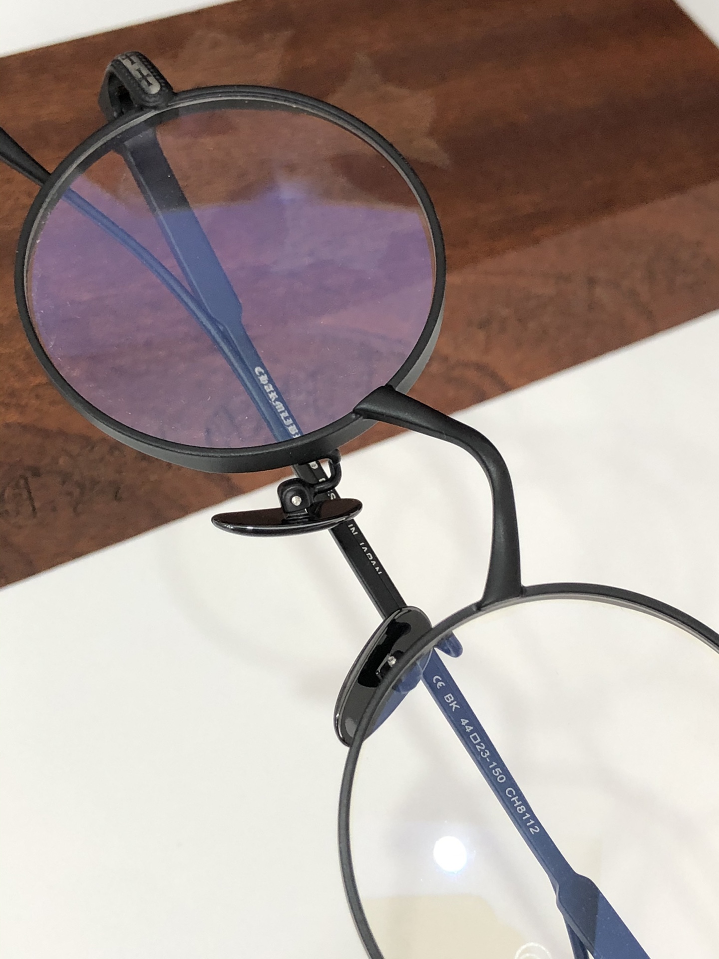 新款复古风️小圆镜CHROMEHEART厚边框设计对高度数非常友好CH8112SIZE:44-23-15
