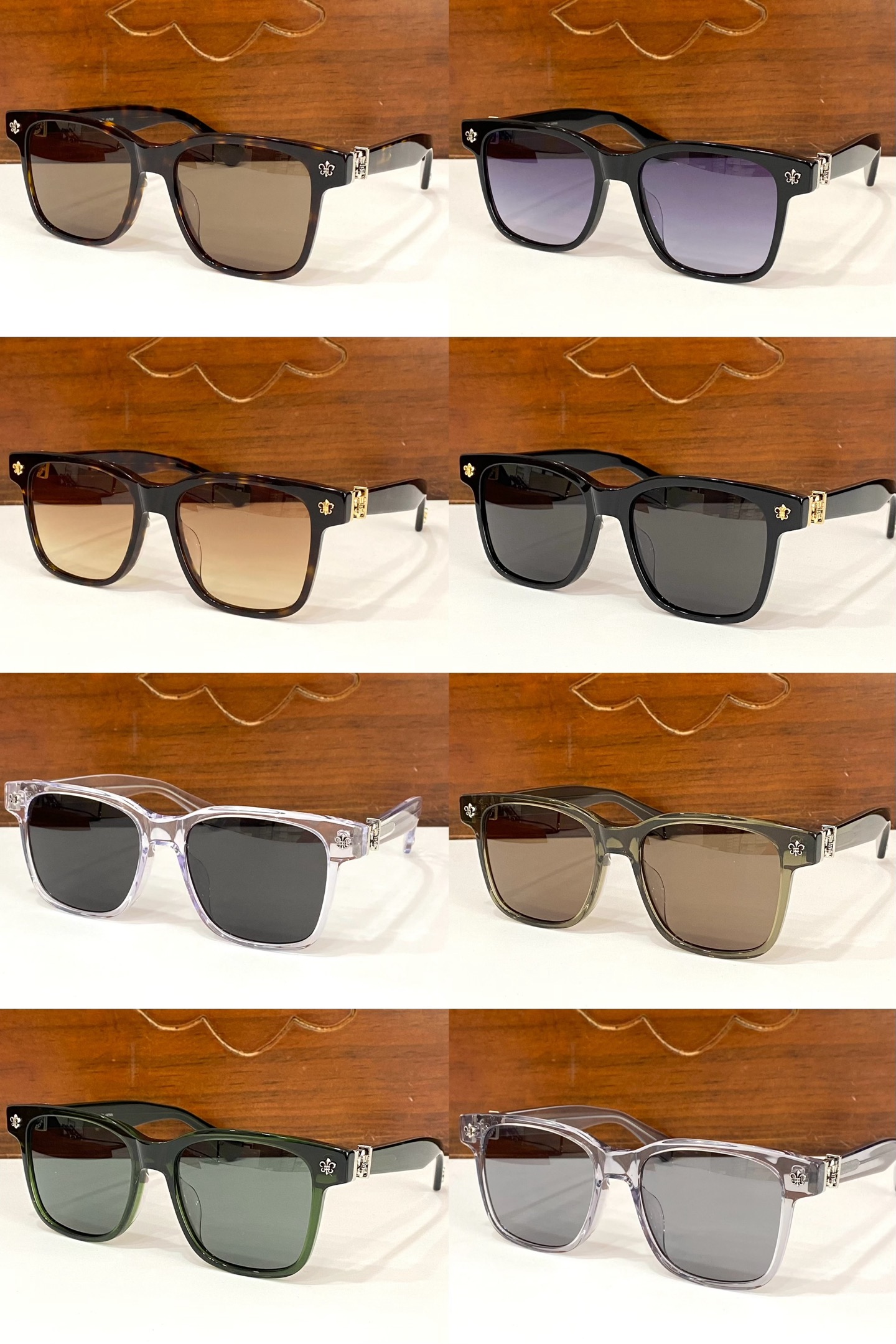 新款太阳镜🕶️CHROME HEART男女都🉑️ 瘦脸神器 CH8055SIZE:55-18-150