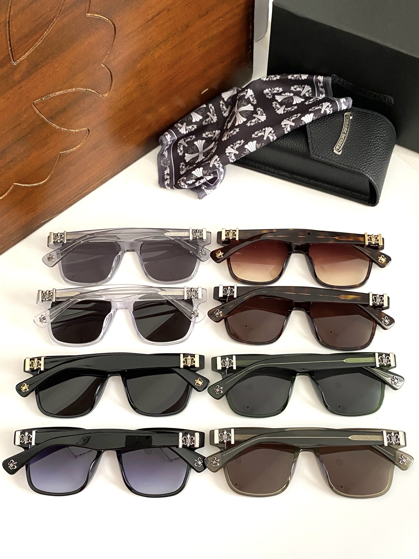 新款太阳镜🕶️CHROME HEART男女都🉑️ 瘦脸神器 CH8055SIZE:55-18-150