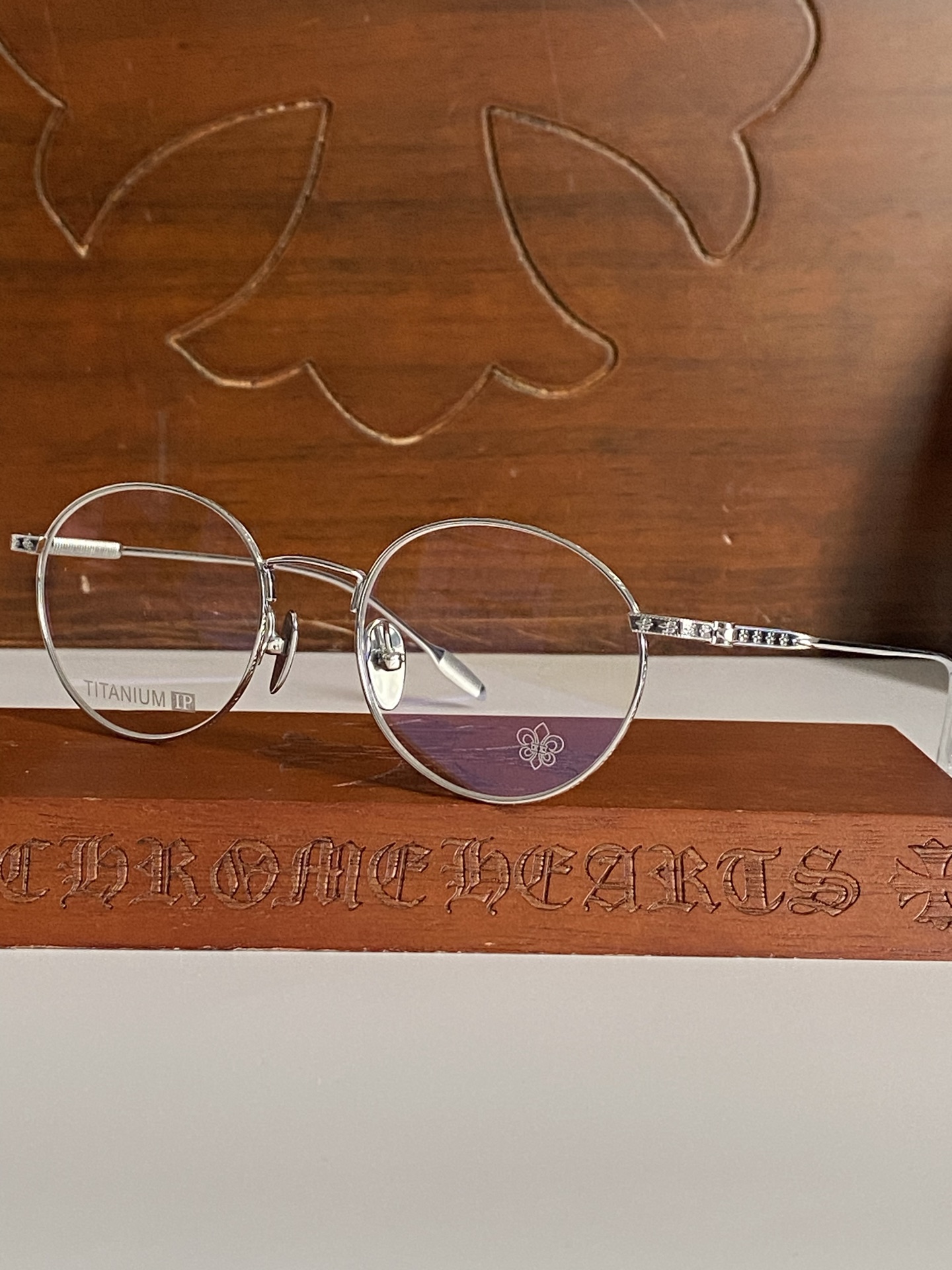 新💯精品钛！细边框设计 图纹精雕！CHROME HEART CH8321SIZE:50-19-148
