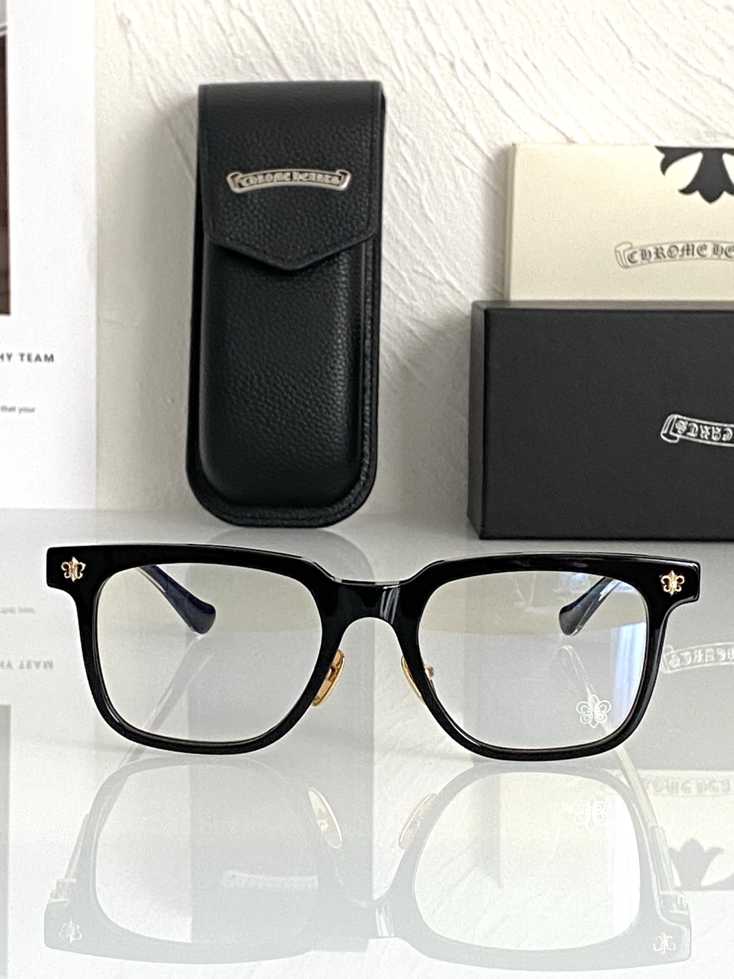新品！厚重工板材造CHROME HEART高品质 活动鼻托适合亚洲人脸型设计 CH8138 SIZE:5