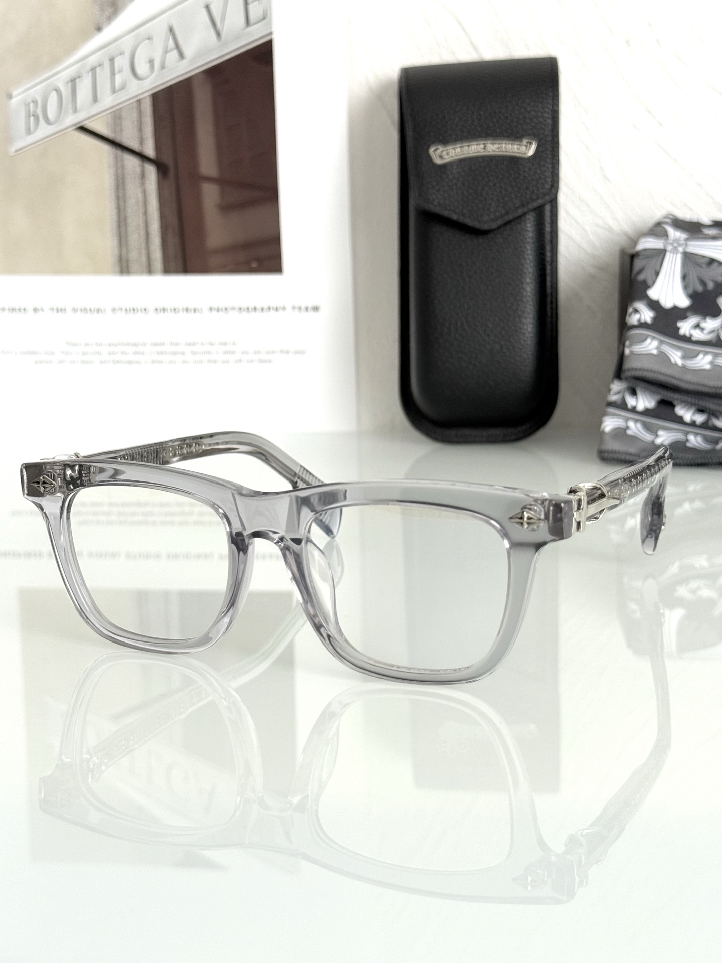 ✔️手工板材框 新品CHROME HEARTCH8251 SIZE：51-20-154