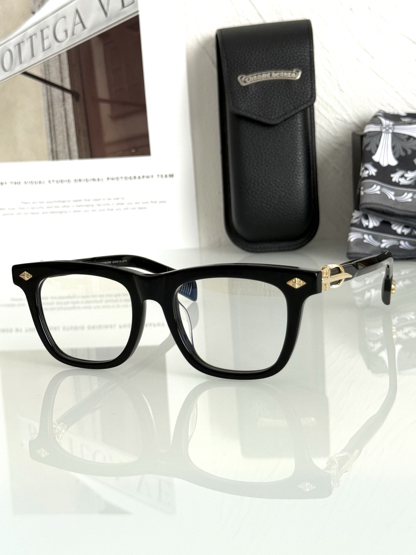 ✔️手工板材框 新品CHROME HEARTCH8251 SIZE：51-20-154