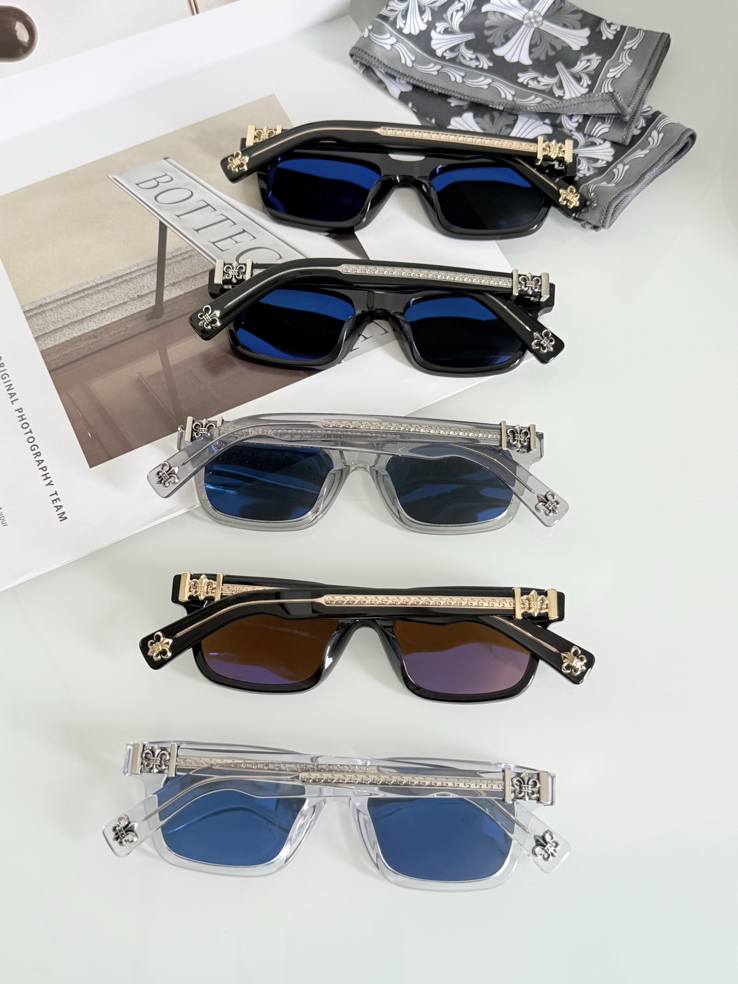 官网同款⚜️CHROME HEART偏光太阳镜经典马蹄扣配饰 厚料板材制作 质感一流SEE YOU IN