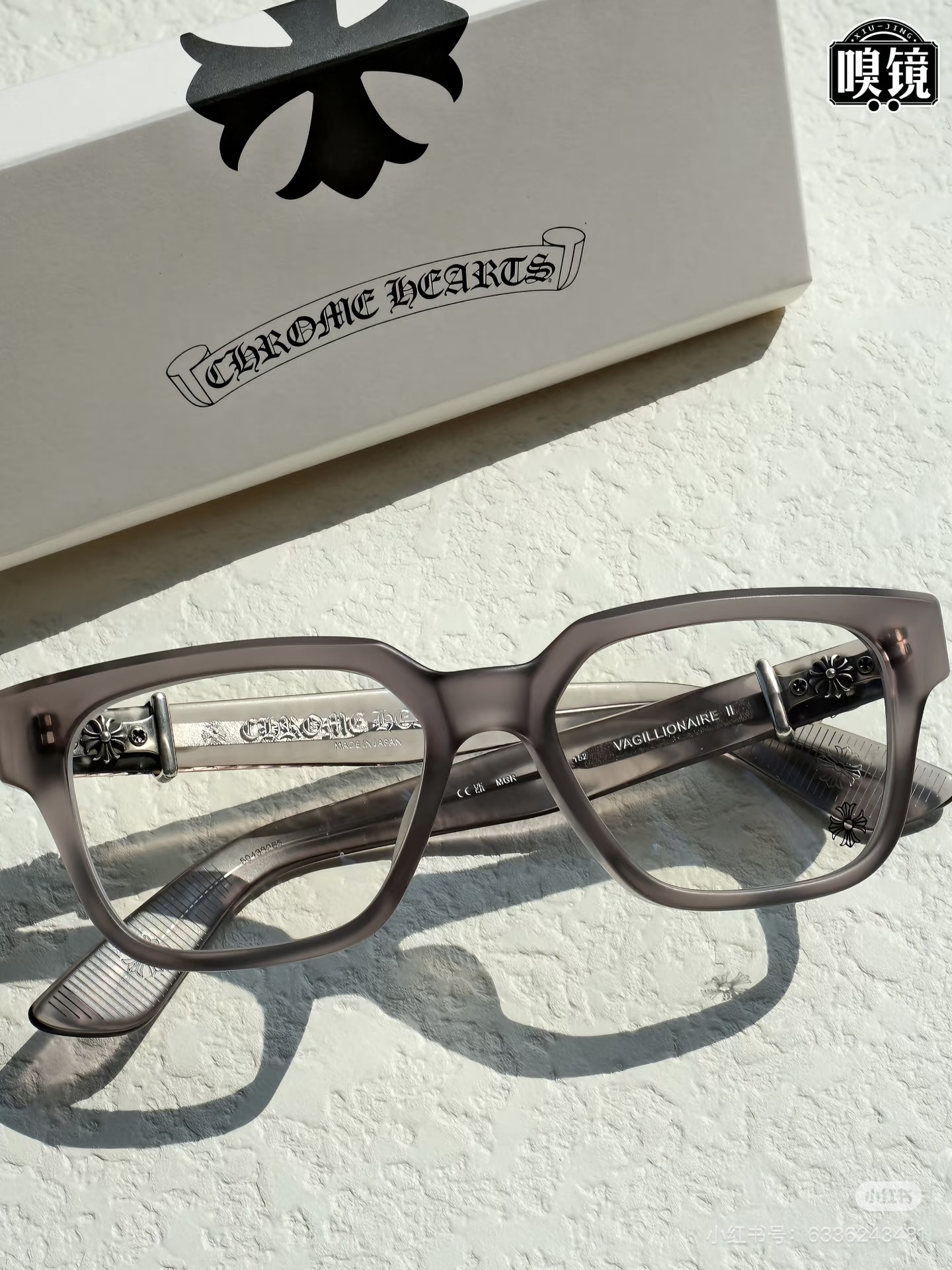 顶级原版定制款！每副都有独立编码 CHROME HEART 高奢系列 眼镜界艺术精品 意大利厚料精工制作