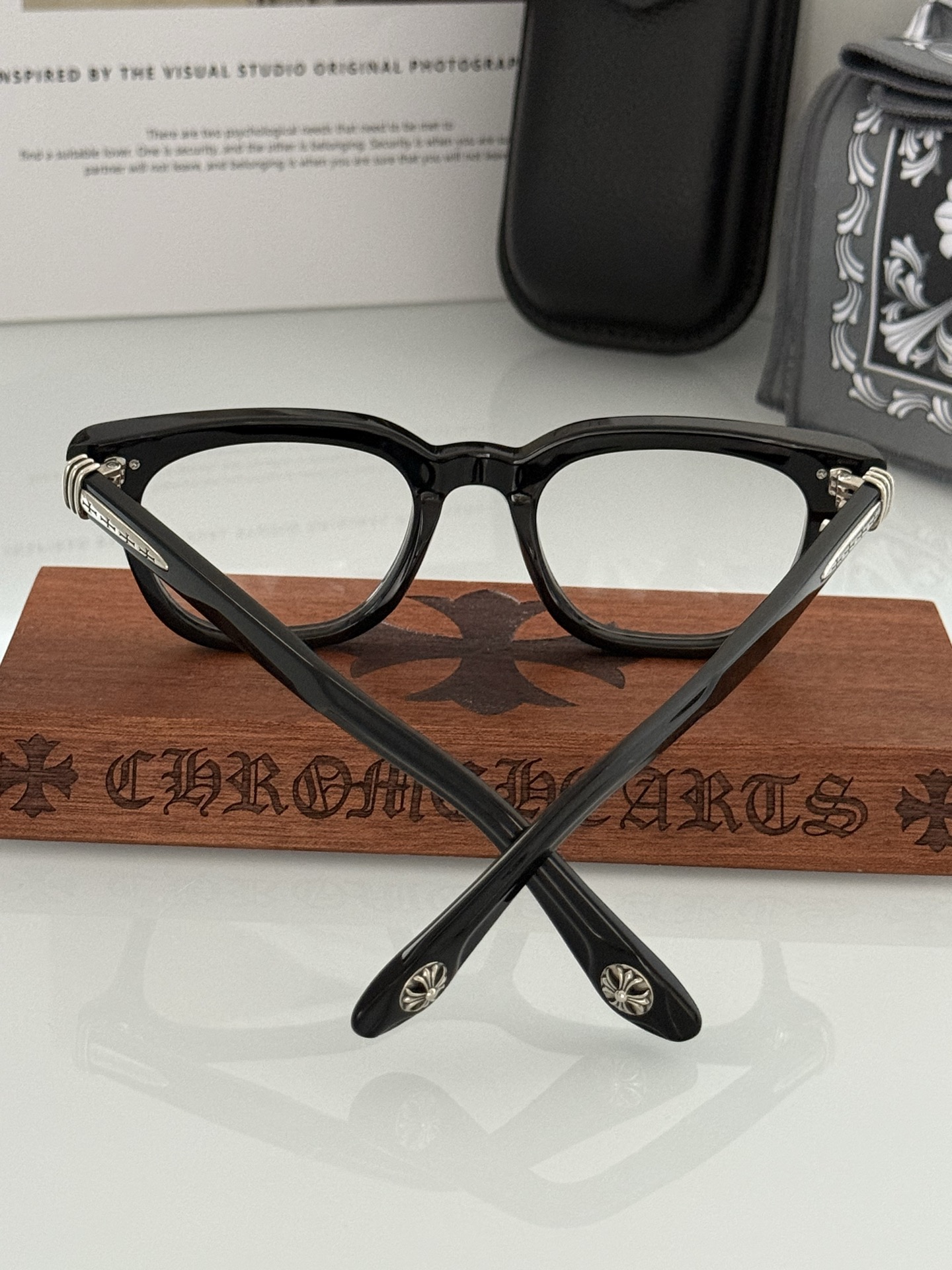 高版精雕刻字 永不褪色 尽显高端品质进口板材打造 光滑有质感 DRIPPIN CHROME HEART*