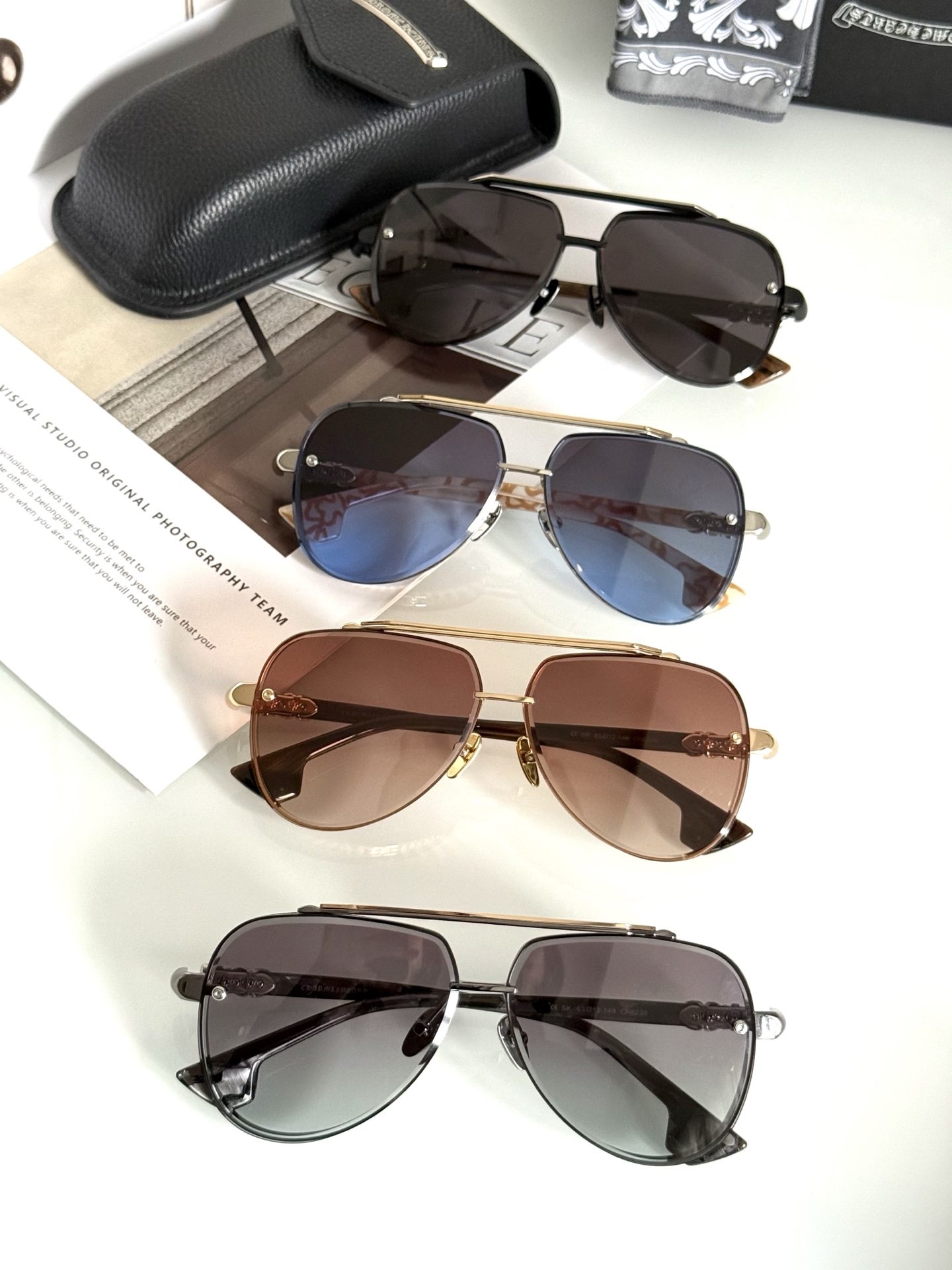 NEW 轻奢款 重量级新品墨镜🕶️CHROME HEART CH8238SIZE：63-12-149