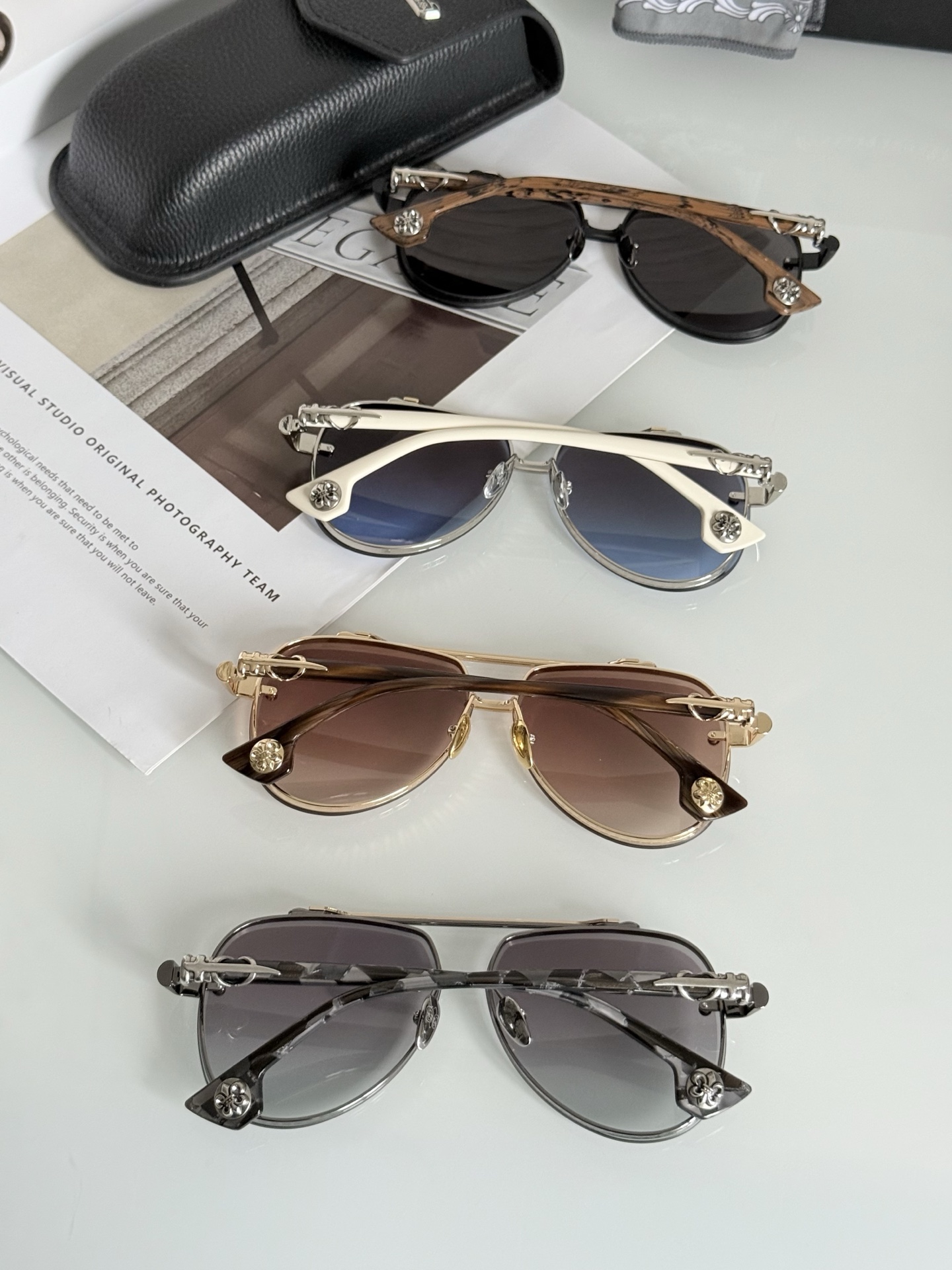 NEW 轻奢款 重量级新品墨镜🕶️CHROME HEART CH8238SIZE：63-12-149