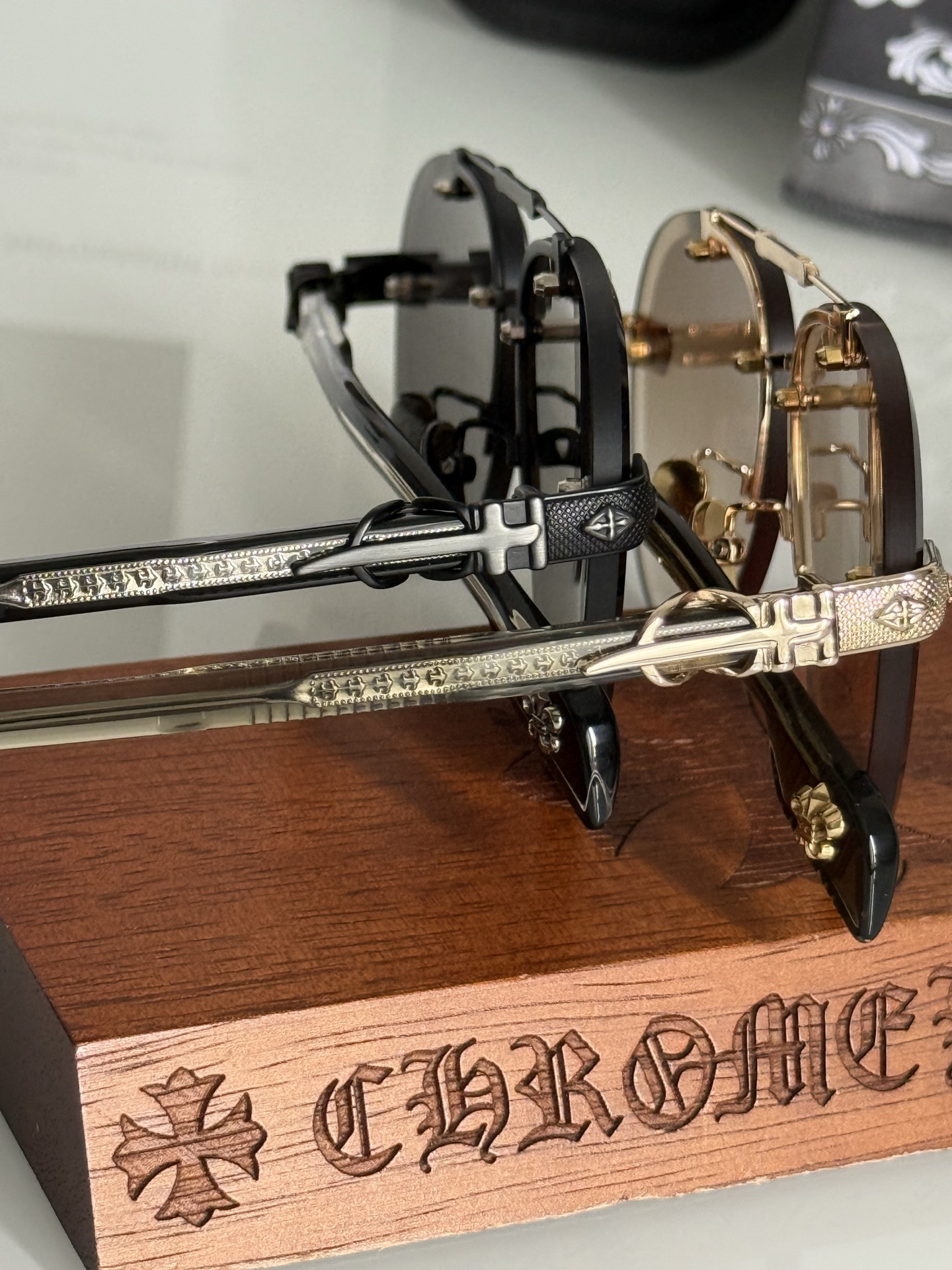 CHROME HEART🆕新款 精品墨镜 工艺细节完美 加厚镜片质感无敌CH8267 SIZE:62-1