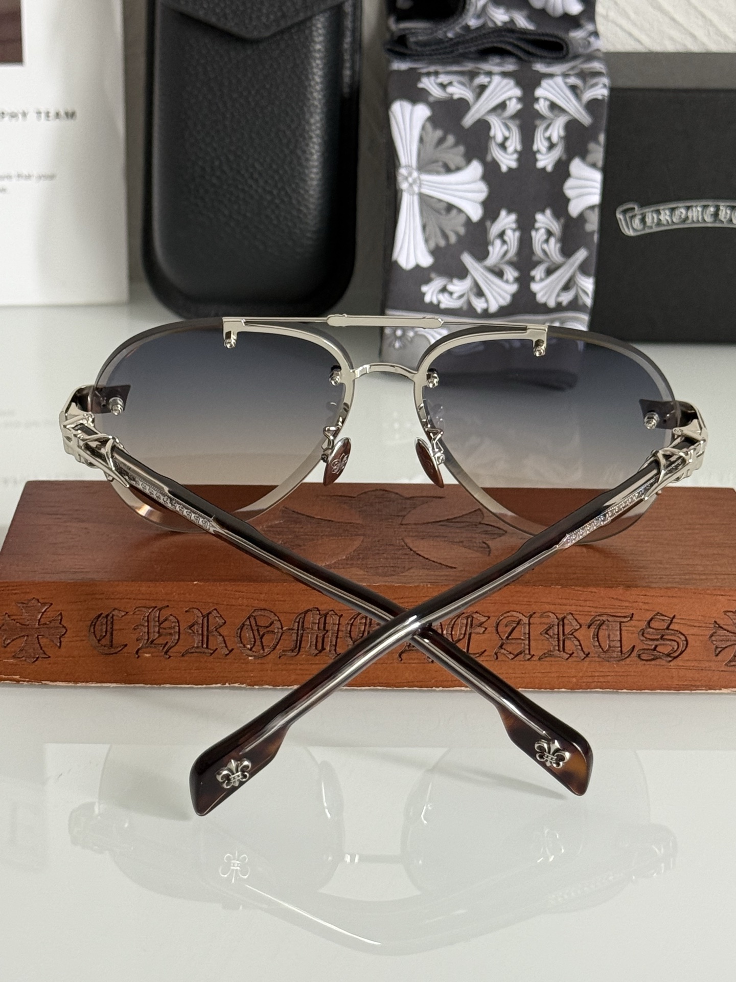 CHROME HEART🆕新款 精品墨镜 工艺细节完美 加厚镜片质感无敌CH8267 SIZE:62-1