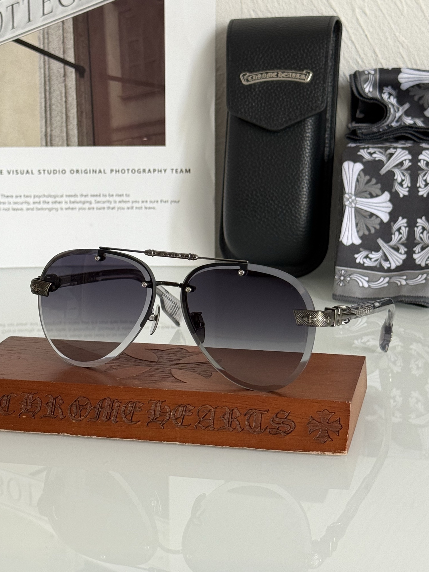 CHROME HEART🆕新款 精品墨镜 工艺细节完美 加厚镜片质感无敌CH8267 SIZE:62-1