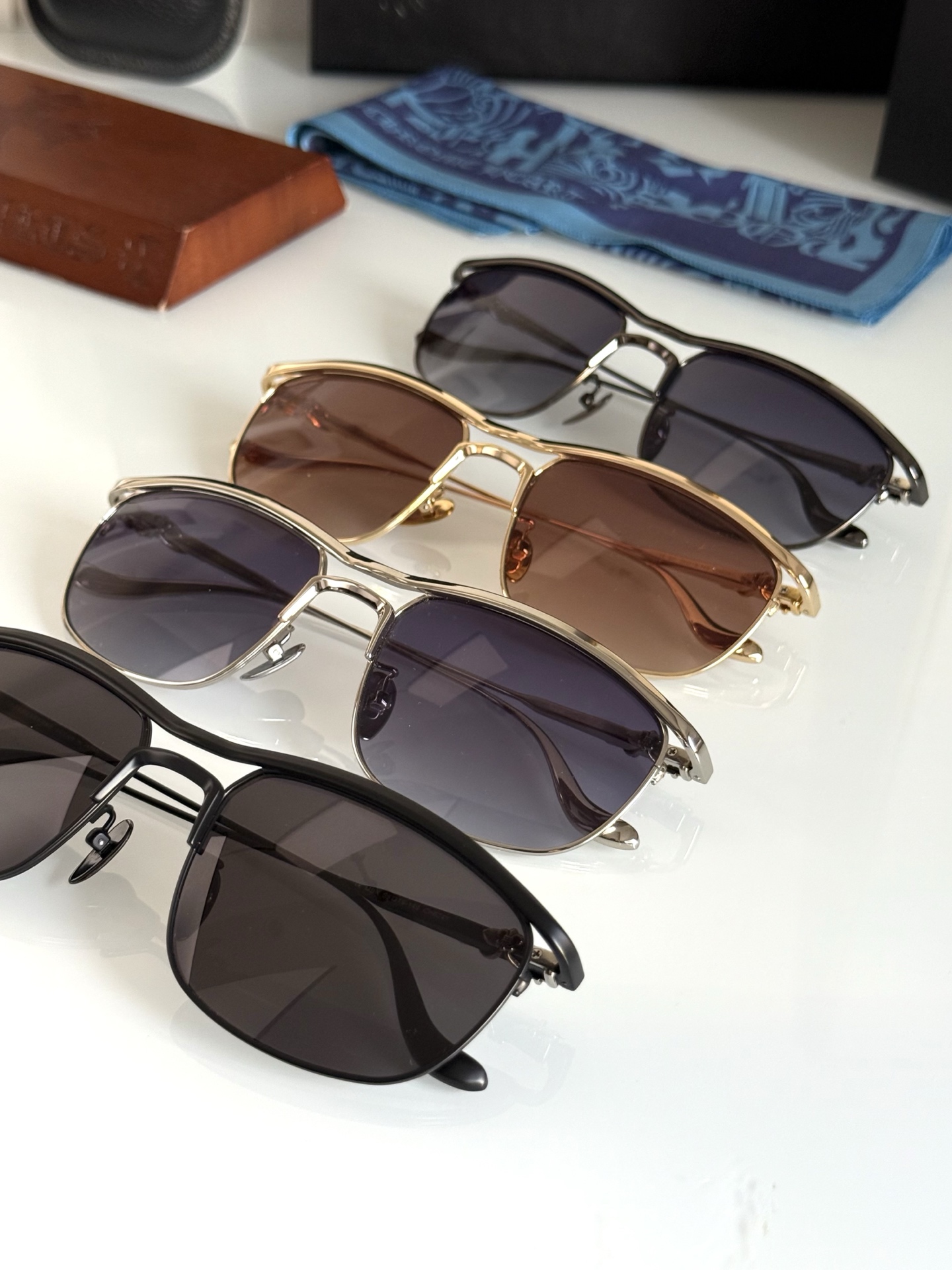 NEW❗️原版定制 采用环抱式设计  街头风 非常机车CHROME HEART CH8241 SIZE：59-19-14