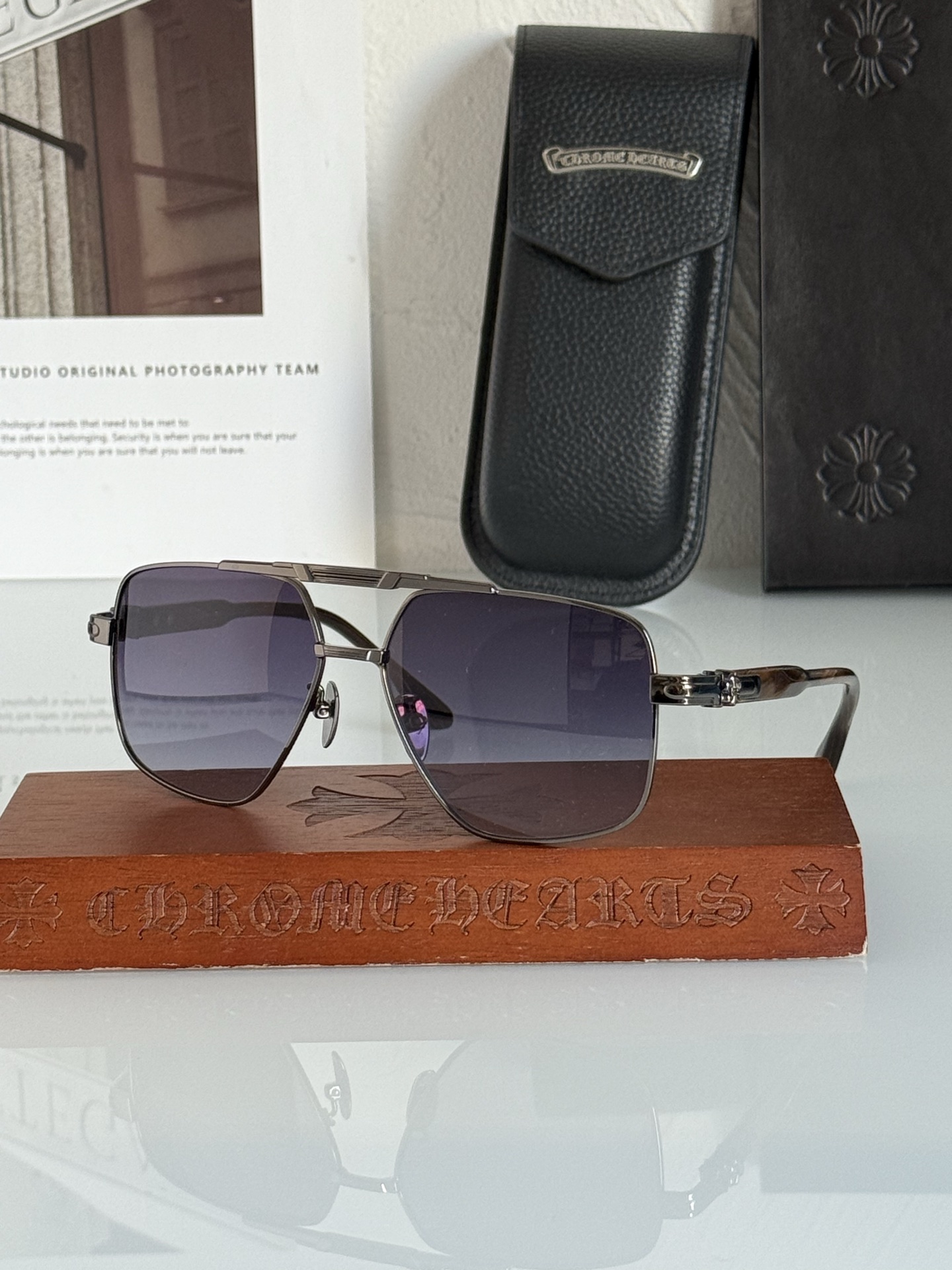 NEW墨镜🕶️新款CHROME HEARTCH8240 SIZE:58-15-147