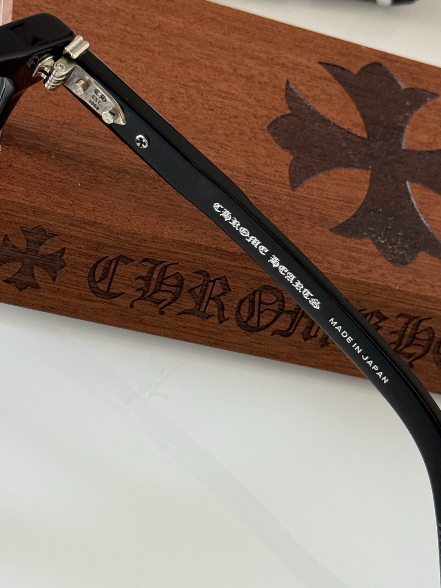 何浩楠同款 黑色🖤ToP quality 顶级复刻！CHROMEHEART*精雕镭射logo 细节完美 