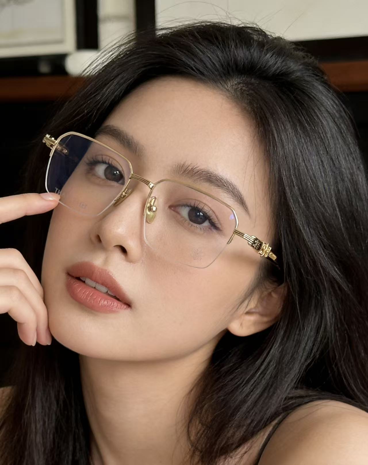 高档纯钛眼镜‼️CHROME HEART方正百搭款 厚边钛设计质感满分镜腿全部采用意大利进口板材制造高级