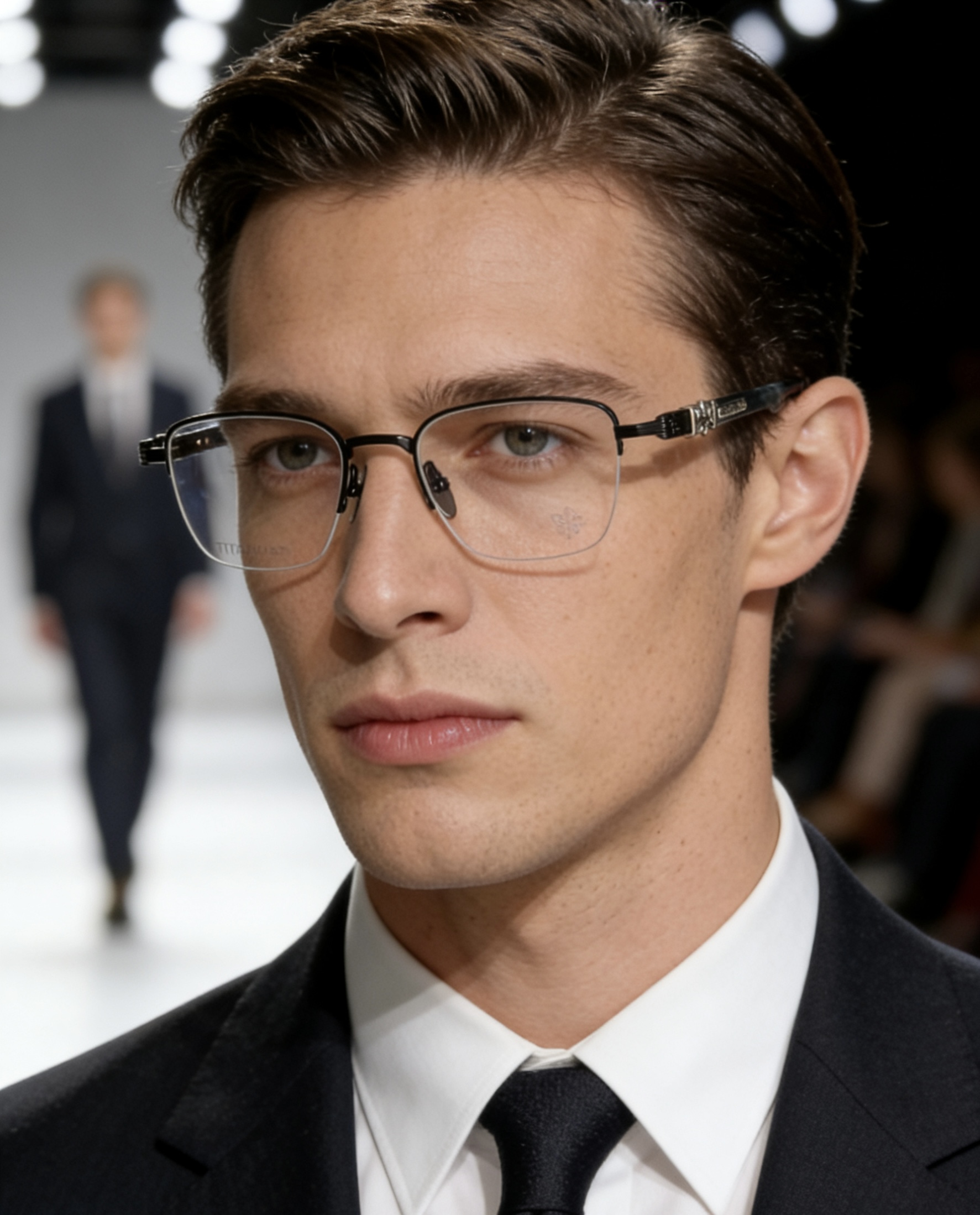 高档纯钛眼镜‼️CHROME HEART方正百搭款 厚边钛设计质感满分镜腿全部采用意大利进口板材制造高级