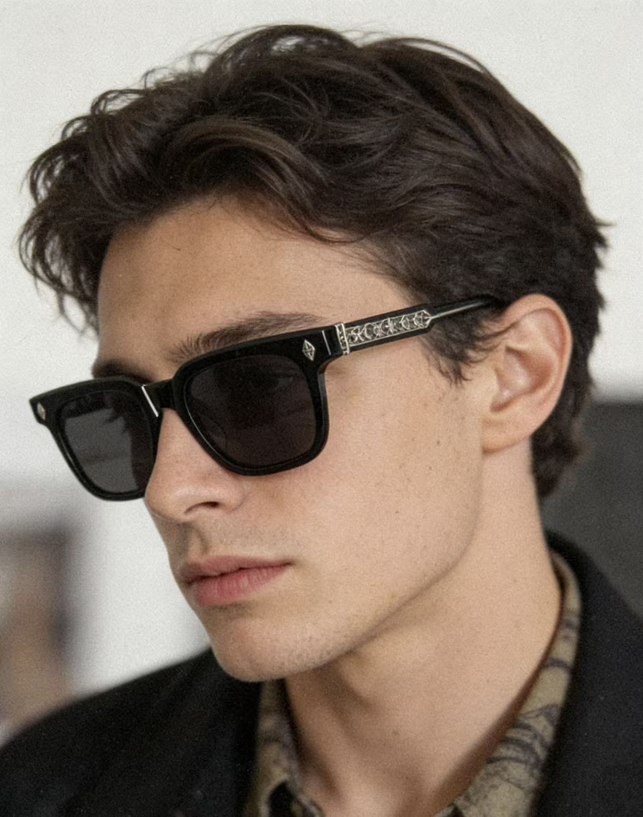 🕶️顶级原版定制款！每副都有独立编码 处处都有细节！雕刻印字 永不褪色CHROME HEART 高奢系列