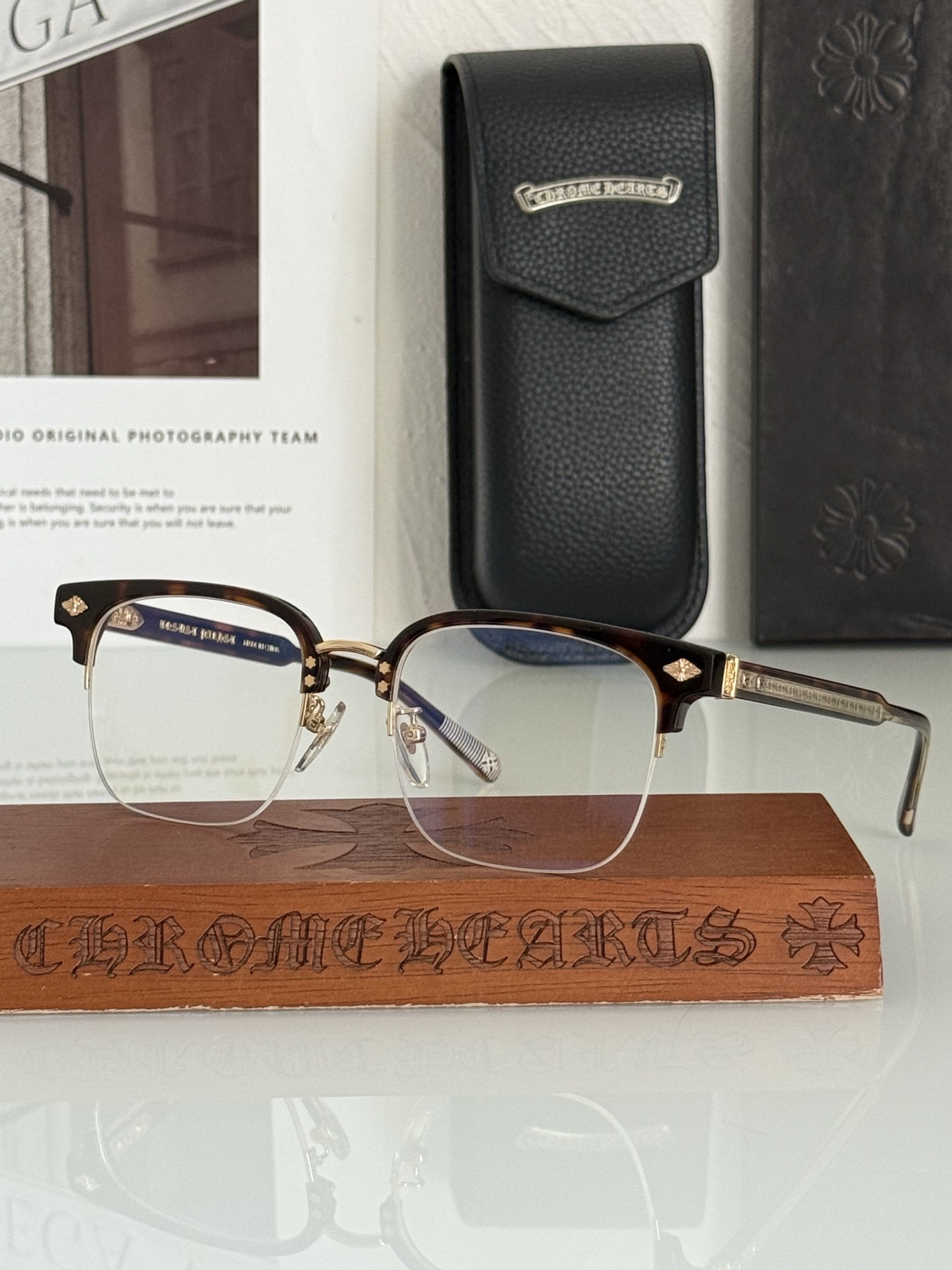新款 原版 CHROME HEARTNEENERS SIZE：55口20-147金属➕板材框架 大版型眉