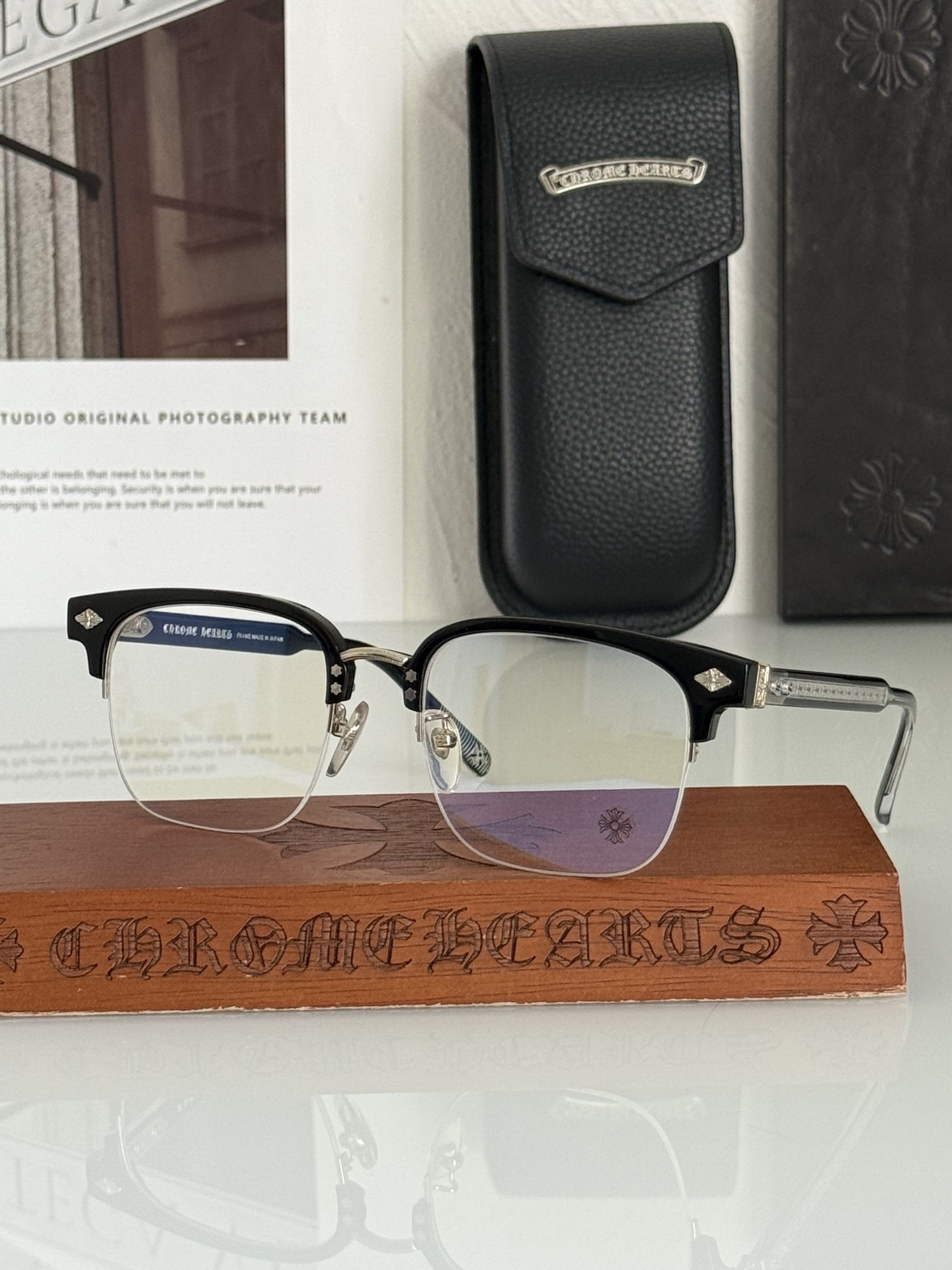 新款 原版 CHROME HEARTNEENERS SIZE：55口20-147金属➕板材框架 大版型眉