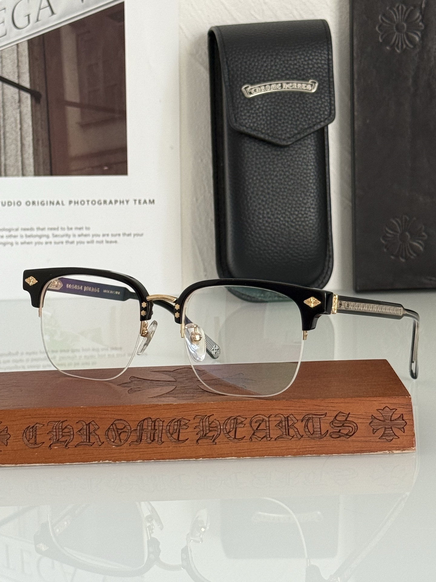新款 原版 CHROME HEARTNEENERS SIZE：55口20-147金属➕板材框架 大版型眉