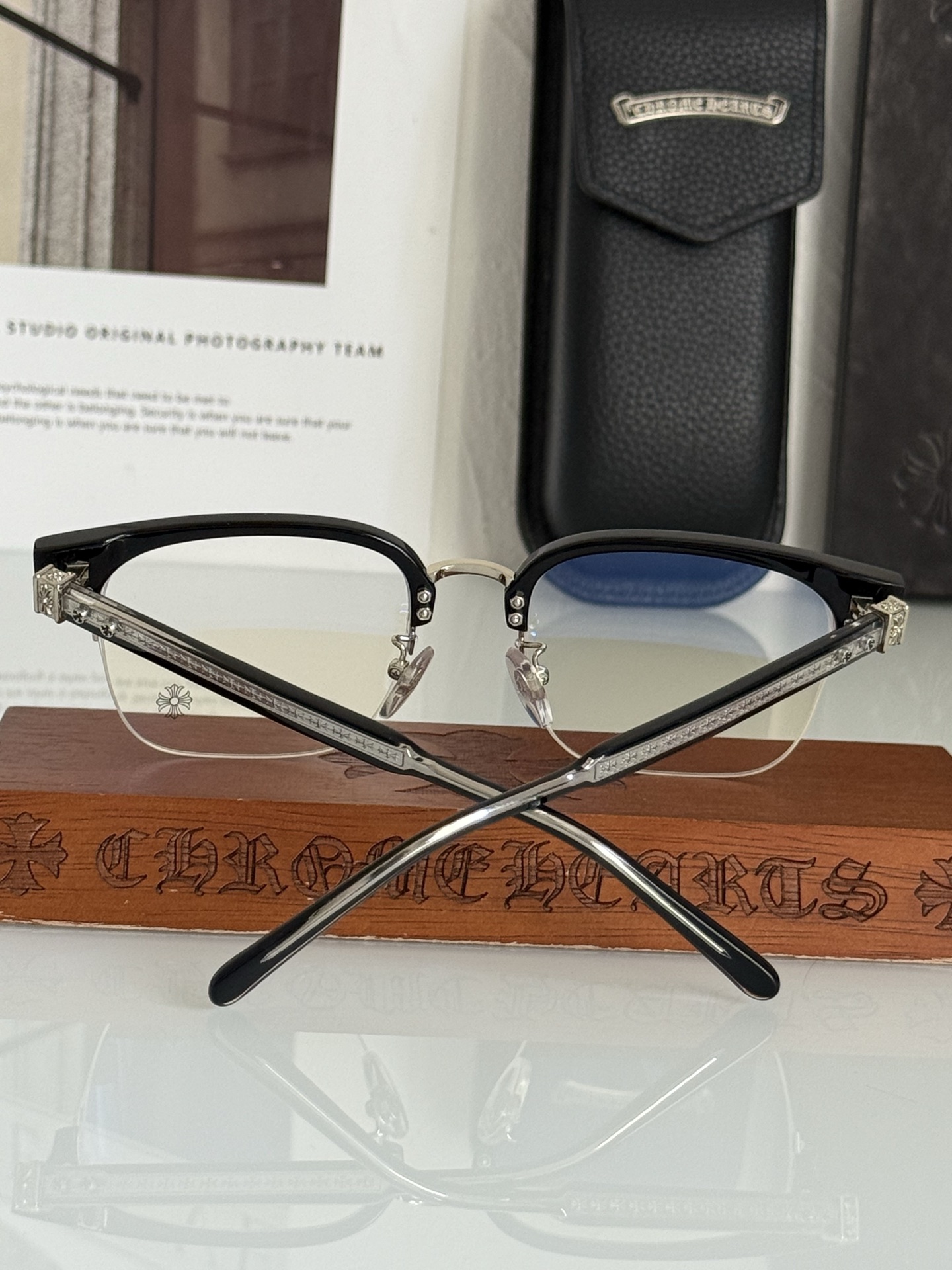 新款 原版 CHROME HEARTNEENERS SIZE：55口20-147金属➕板材框架 大版型眉