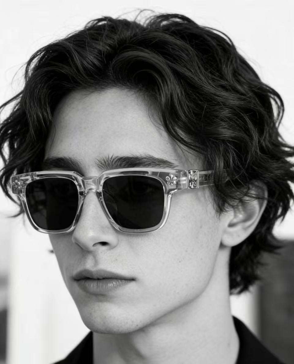 新款首发 厚料手工板材CHROME HEART 童军花内镶嵌 精雕立体LOGO 高端完美CH8349 S