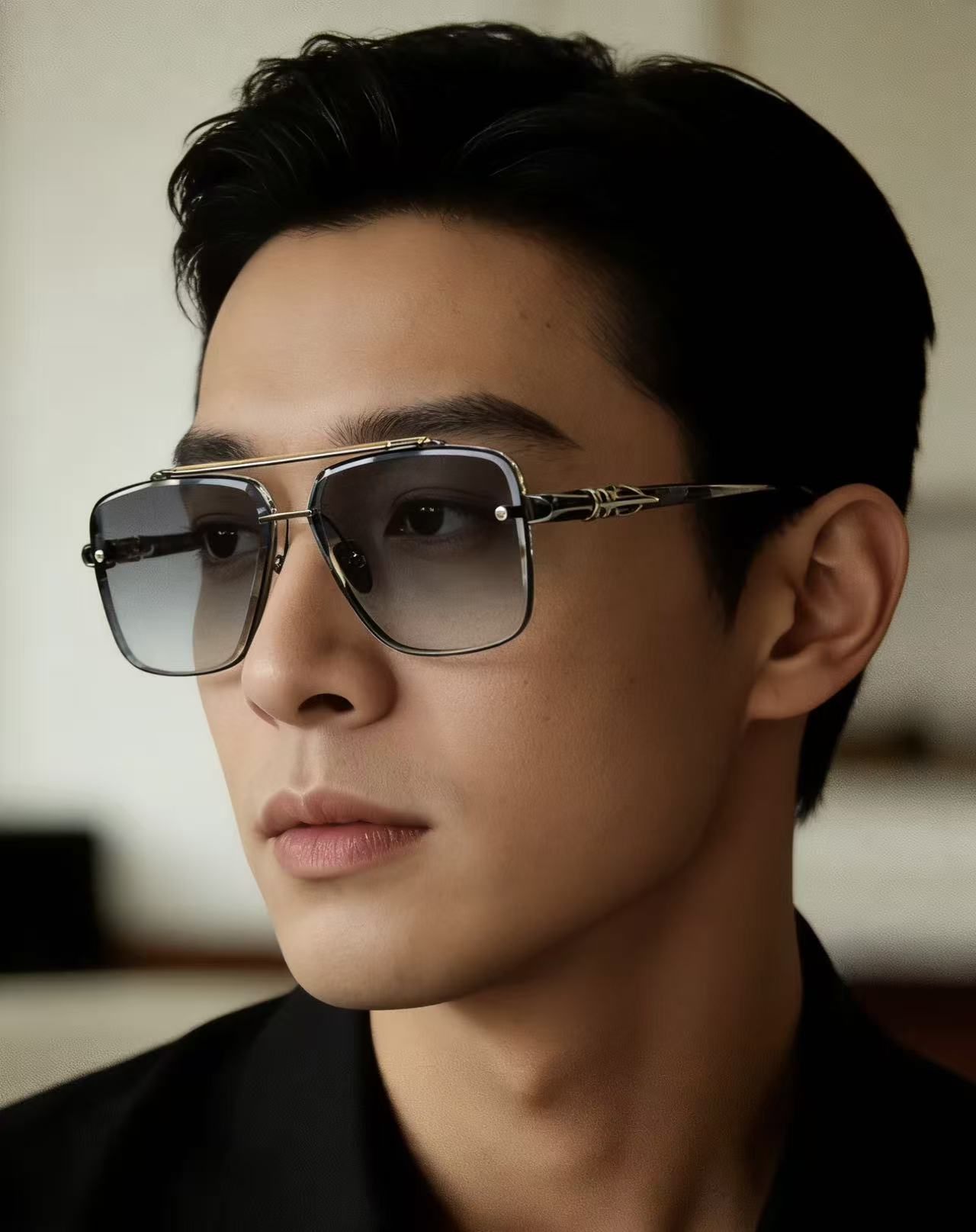 NEW 轻奢款 重量级新品墨镜🕶️硬汉方型设计 CHROME HEART CH8239SIZE：62-1