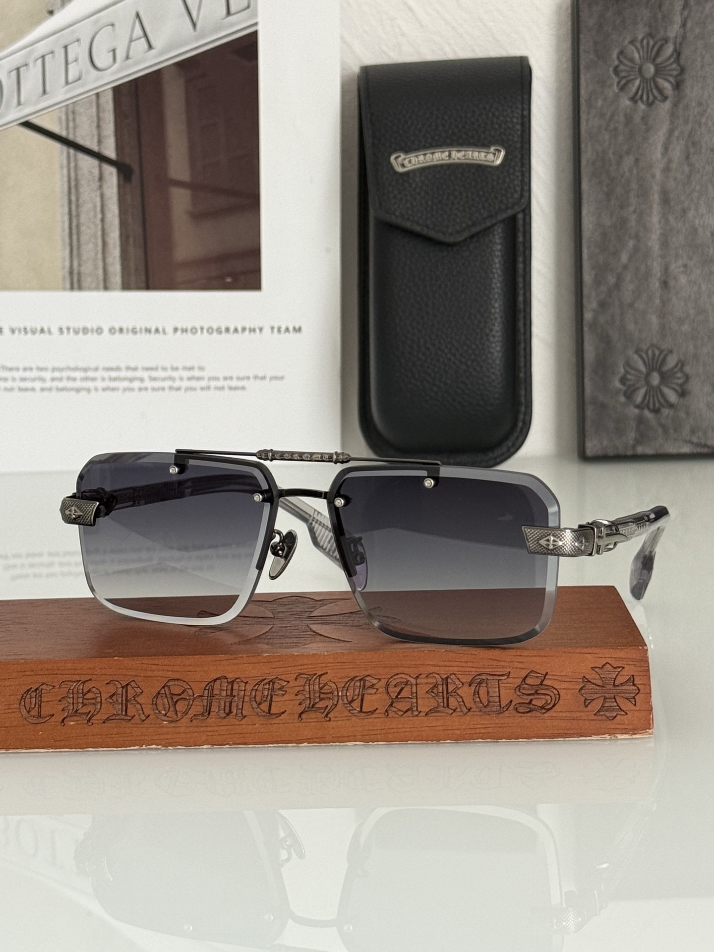 CHROME HEART🆕新款 精品墨镜 工艺细节完美 加厚镜片质感无敌CH8277 SIZE:61口1