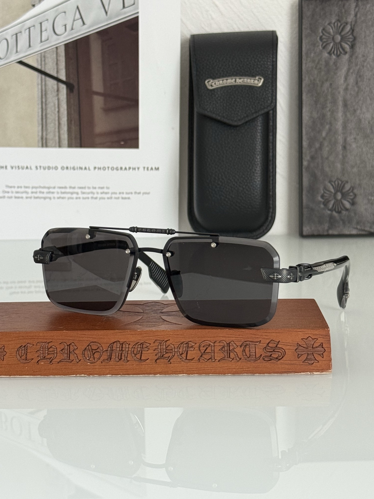 CHROME HEART🆕新款 精品墨镜 工艺细节完美 加厚镜片质感无敌CH8277 SIZE:61口1