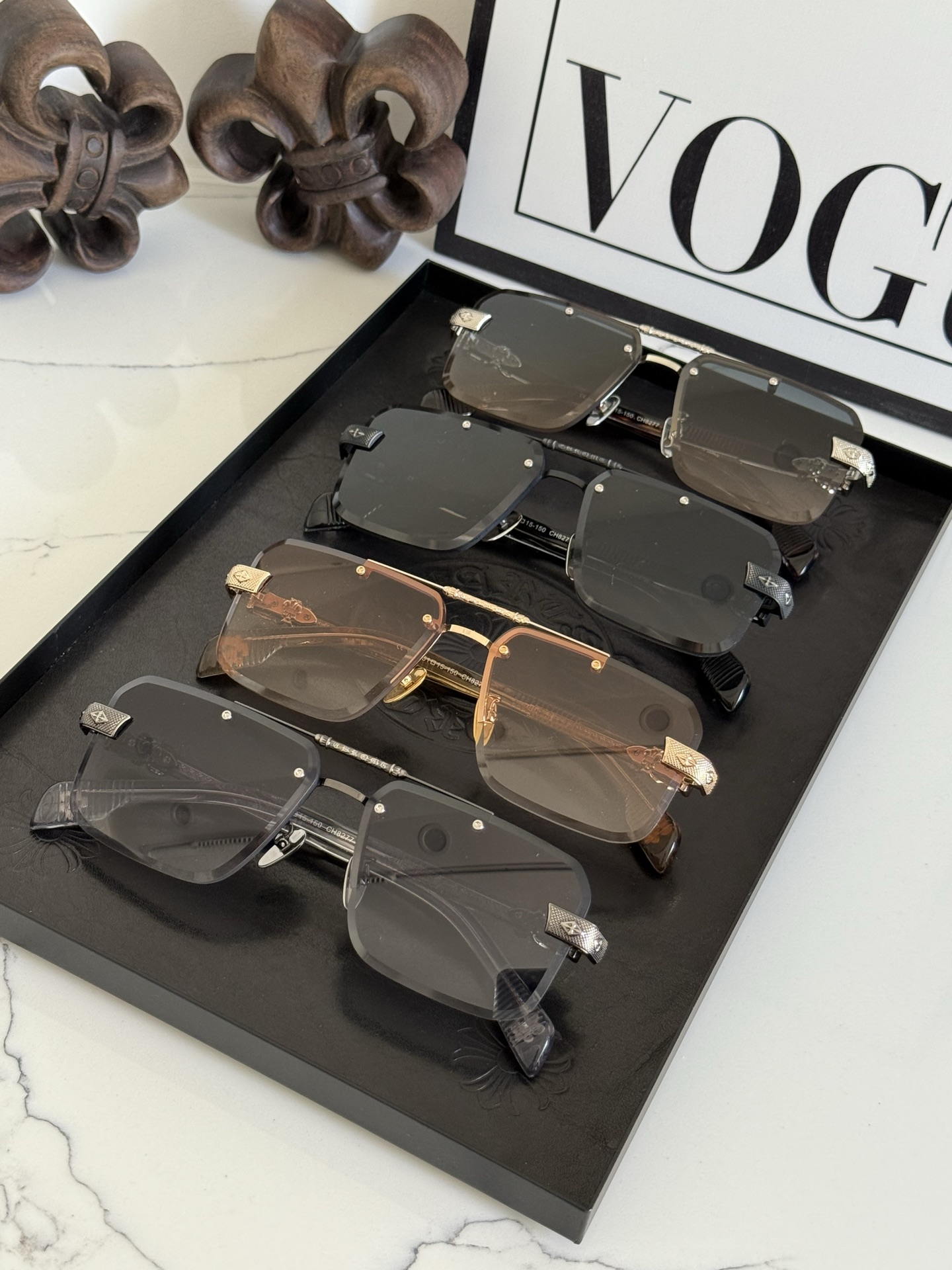 CHROME HEART🆕新款 精品墨镜 工艺细节完美 加厚镜片质感无敌CH8277 SIZE:61口1