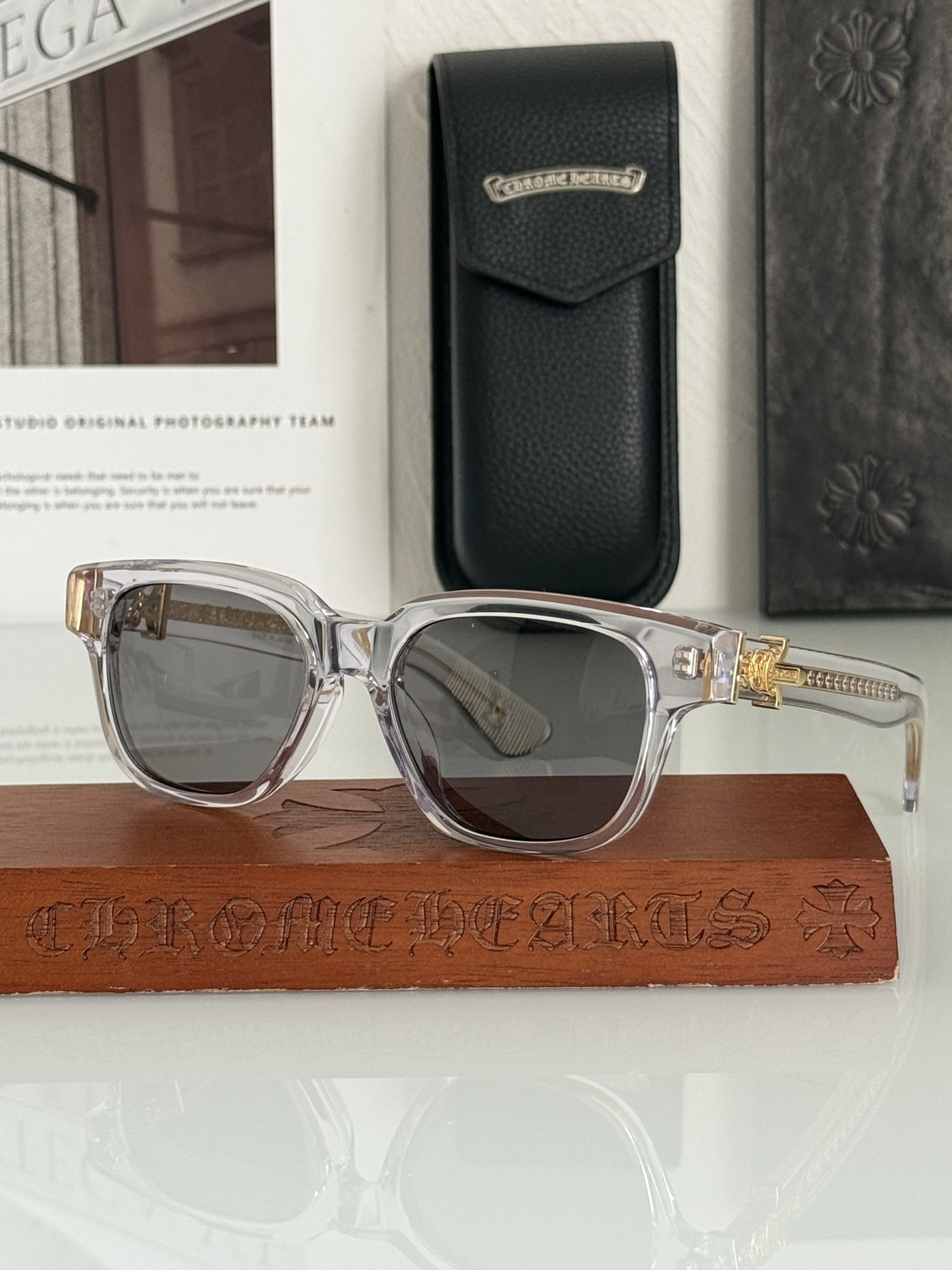 🕶️顶级原版定制款！每副都有独立编码 CHROME HEART 高奢系列 眼镜界艺术精品 意大利厚料精工