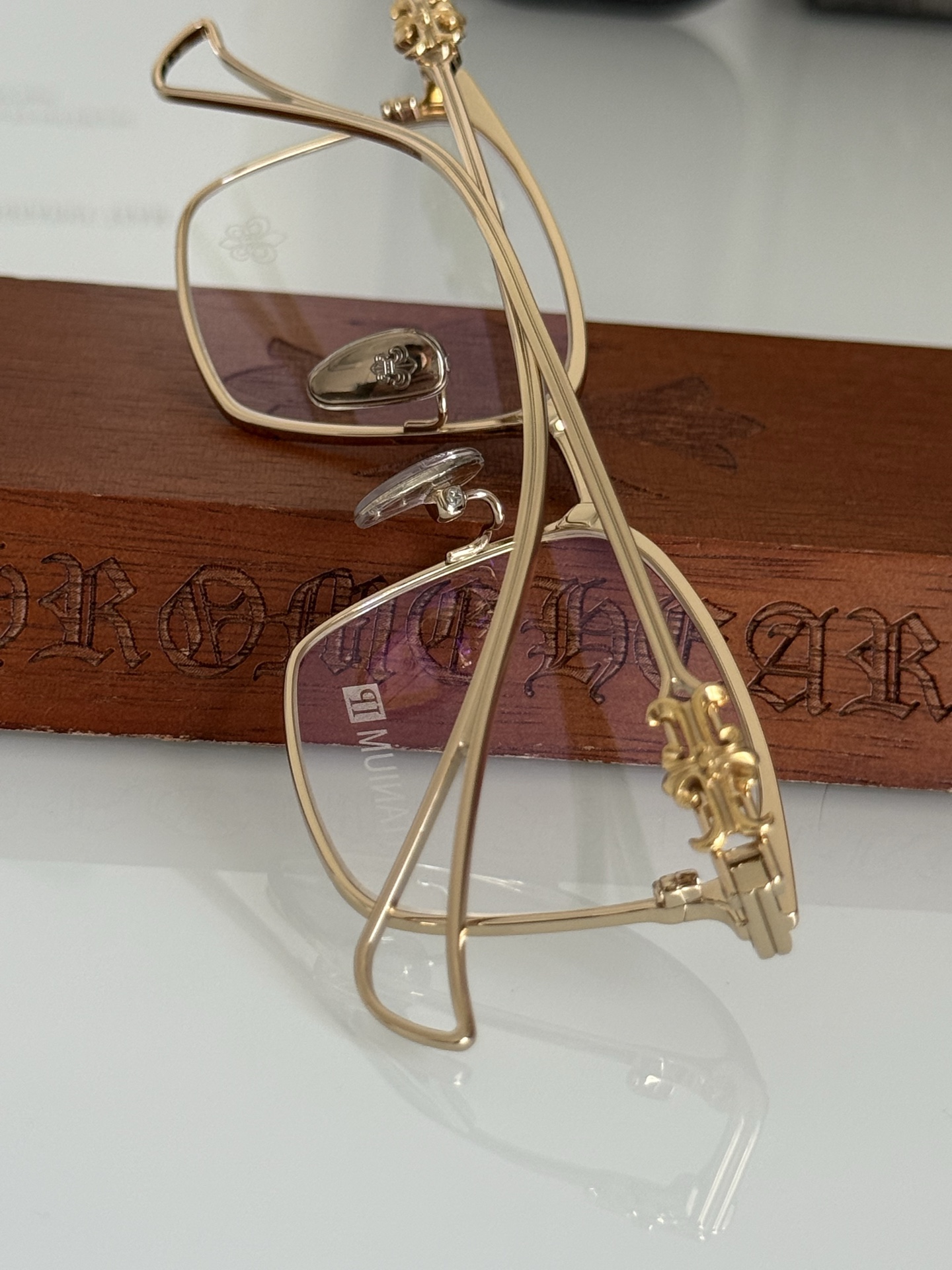 重工打造钛架CHROME HEART CH8159 商务休闲两用 做工精致 SIZE：53口18-150