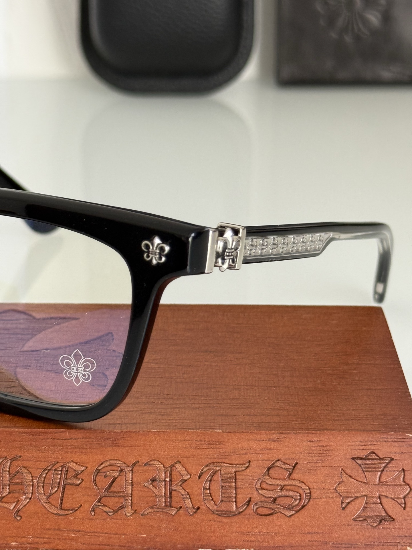 CHROME HEART新款厚料大框眼镜CH8207SIZE:55口18-154