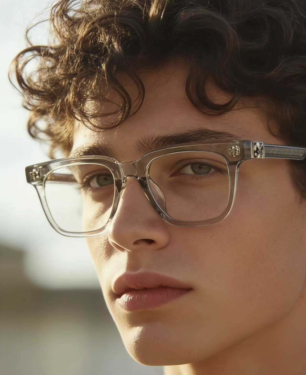 CHROME HEART新款厚料大框眼镜CH8207SIZE:55口18-154