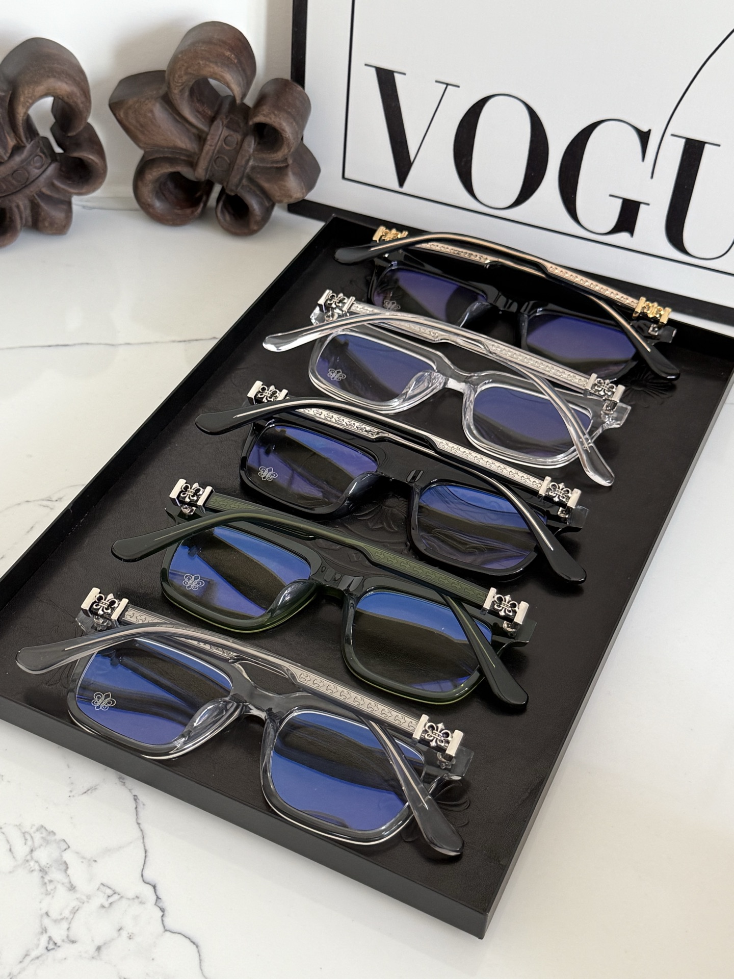 CHROME HEART新款厚料大框眼镜CH8207SIZE:55口18-154