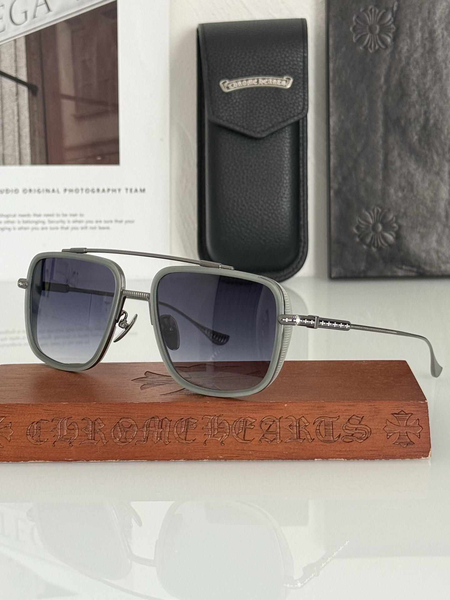 顶级好货 设计新品➕CHROME HEART 细节处理非常完美CH8056 钢圈融合日本IP电镀工艺轻巧