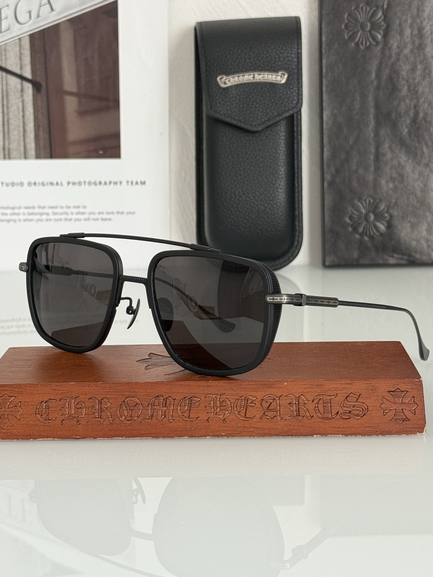 顶级好货 设计新品➕CHROME HEART 细节处理非常完美CH8056 钢圈融合日本IP电镀工艺轻巧