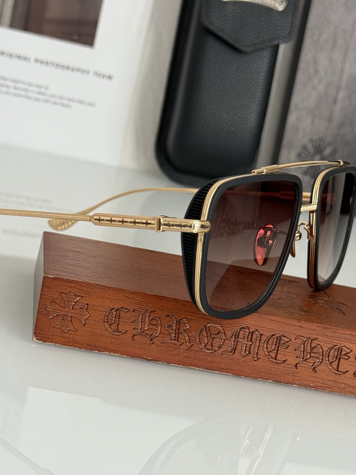 顶级好货 设计新品➕CHROME HEART 细节处理非常完美CH8056 钢圈融合日本IP电镀工艺轻巧