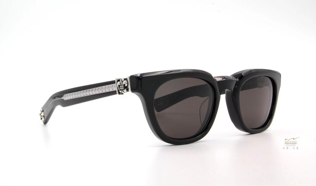 原版最新款！CHROME HEART今年必入太阳镜🕶️ 进口厚板料切割 板面立体干净 精致克罗心五金件点