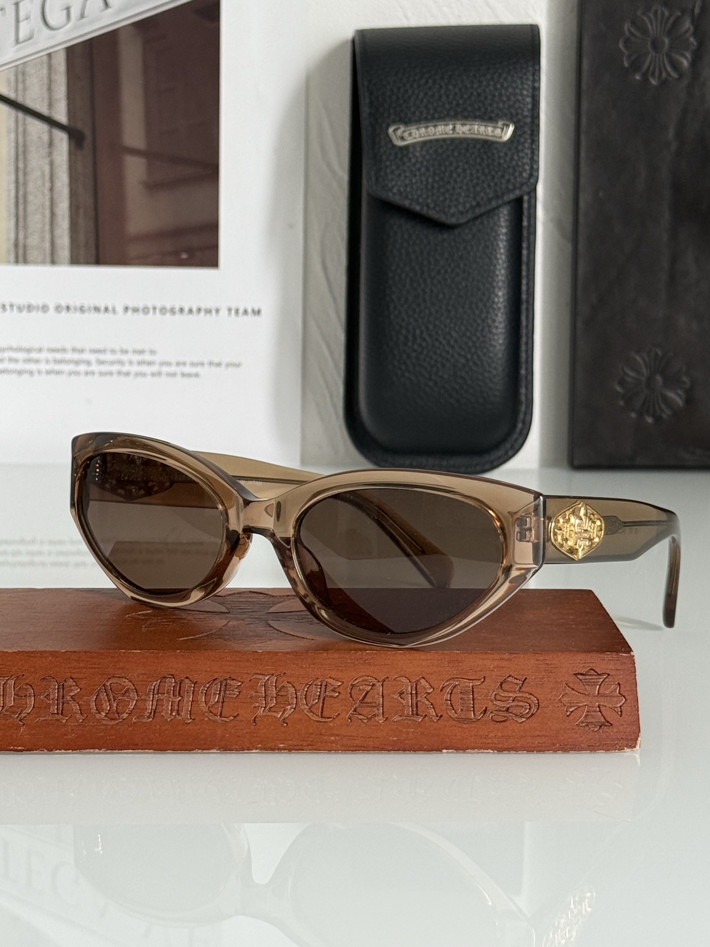 CHROME HEART 一眼心动 配色绝绝子 高级有质感！CH8295 SIZE:54-20-143