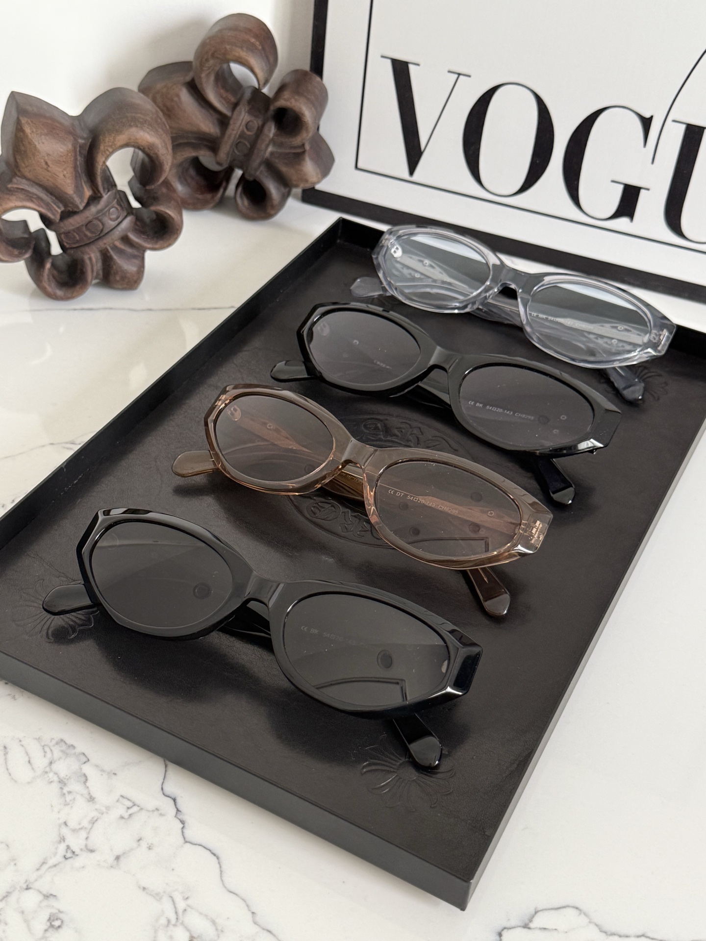 CHROME HEART 一眼心动 配色绝绝子 高级有质感！CH8295 SIZE:54-20-143