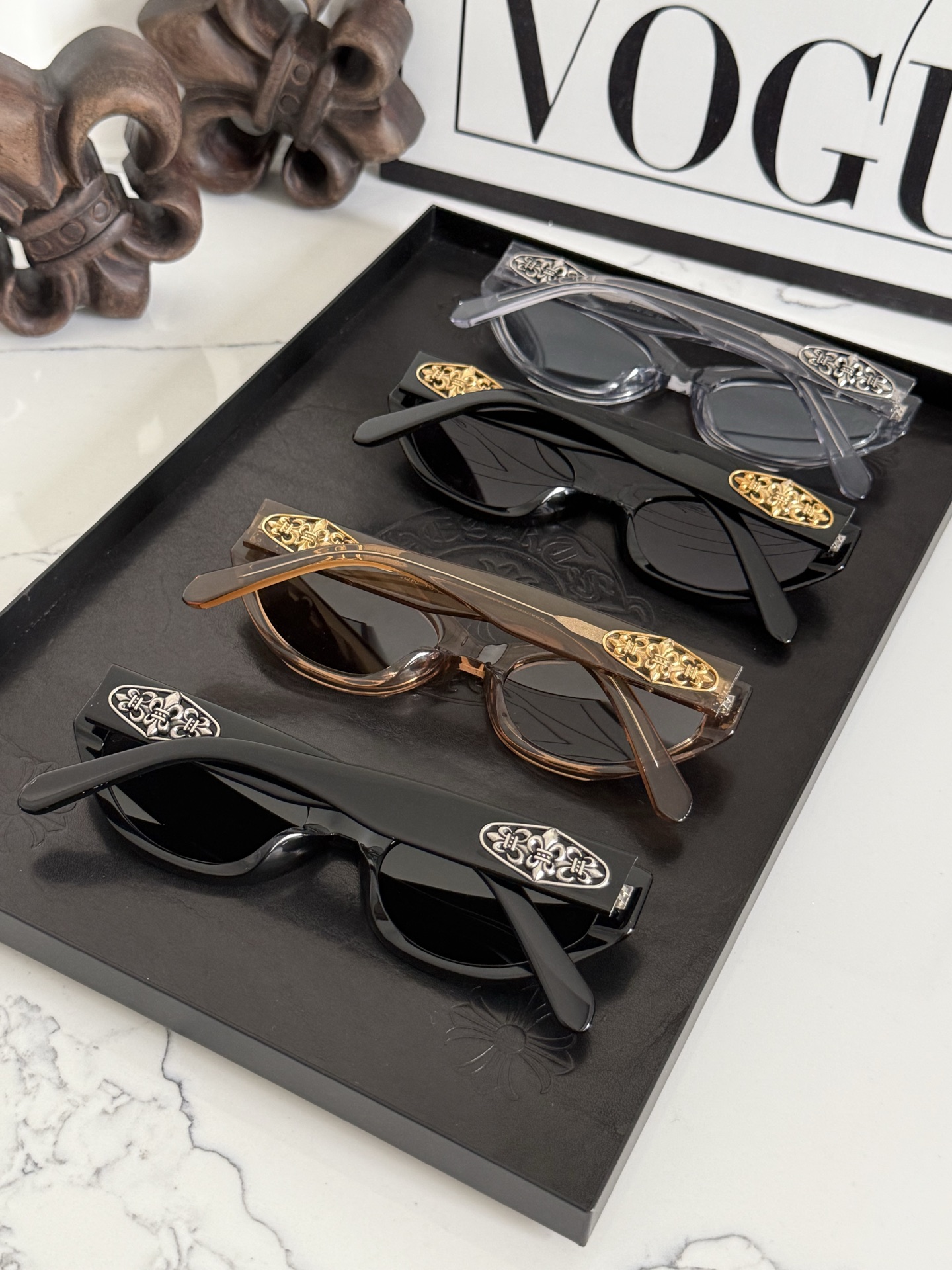 CHROME HEART 一眼心动 配色绝绝子 高级有质感！CH8295 SIZE:54-20-143