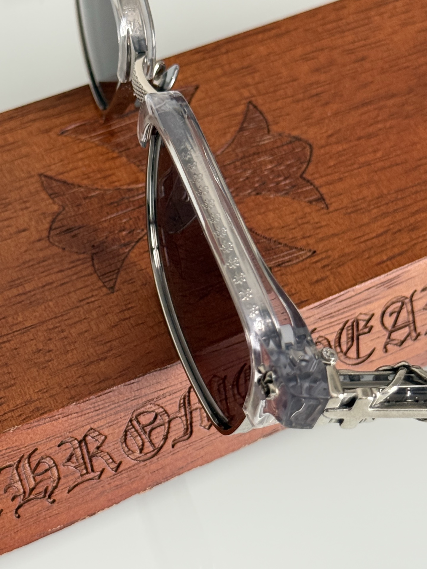 新款墨镜🕶️钛 重工新品眉架〰️CHROME HEART立体切割工艺制作 质感满分CH8206 SIZE