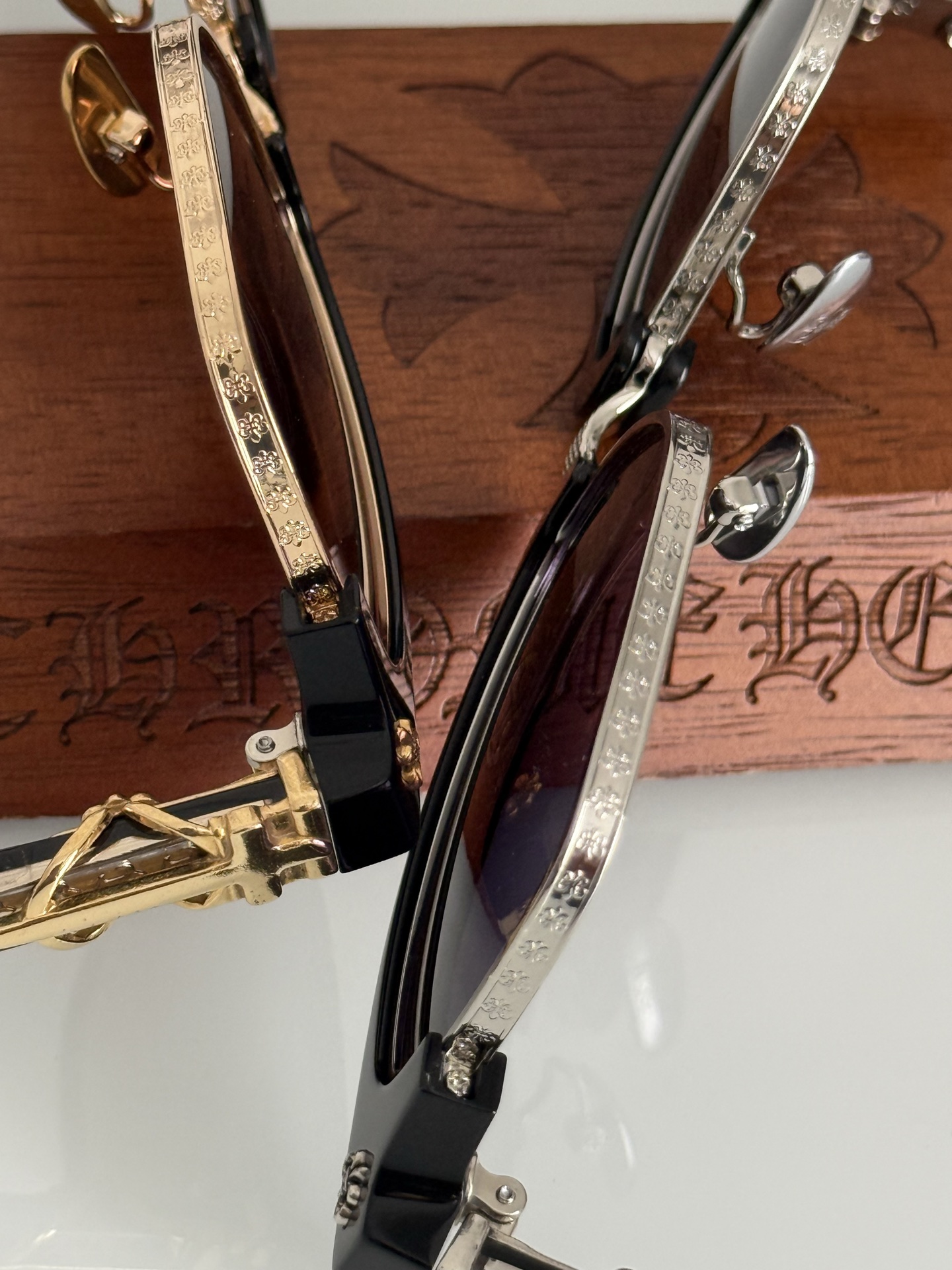 新款墨镜🕶️钛 重工新品眉架〰️CHROME HEART立体切割工艺制作 质感满分CH8206 SIZE