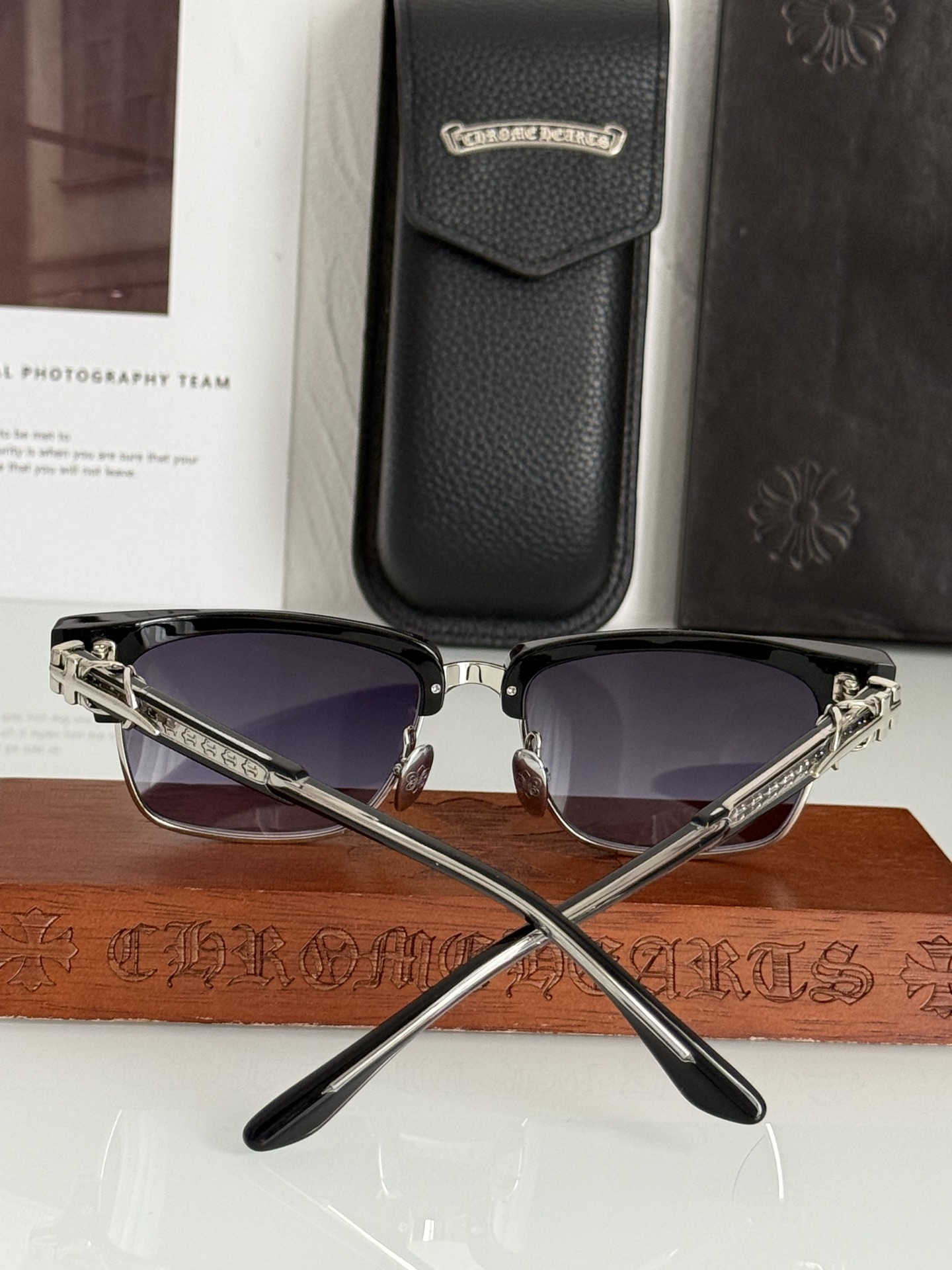 新款墨镜🕶️钛 重工新品眉架〰️CHROME HEART立体切割工艺制作 质感满分CH8206 SIZE