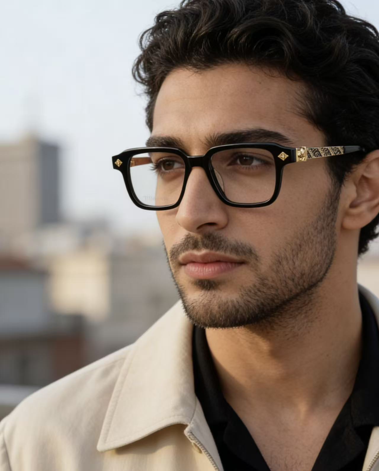 新款！CHROME HEART 小方框气质款 钛！CH8296SIZE：51-19-145