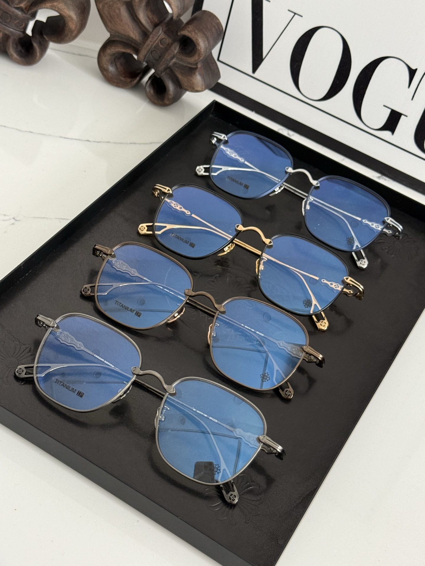 纯钛！超级轻！日本IP电镀 高级CH5325 SIZE:53-19-150