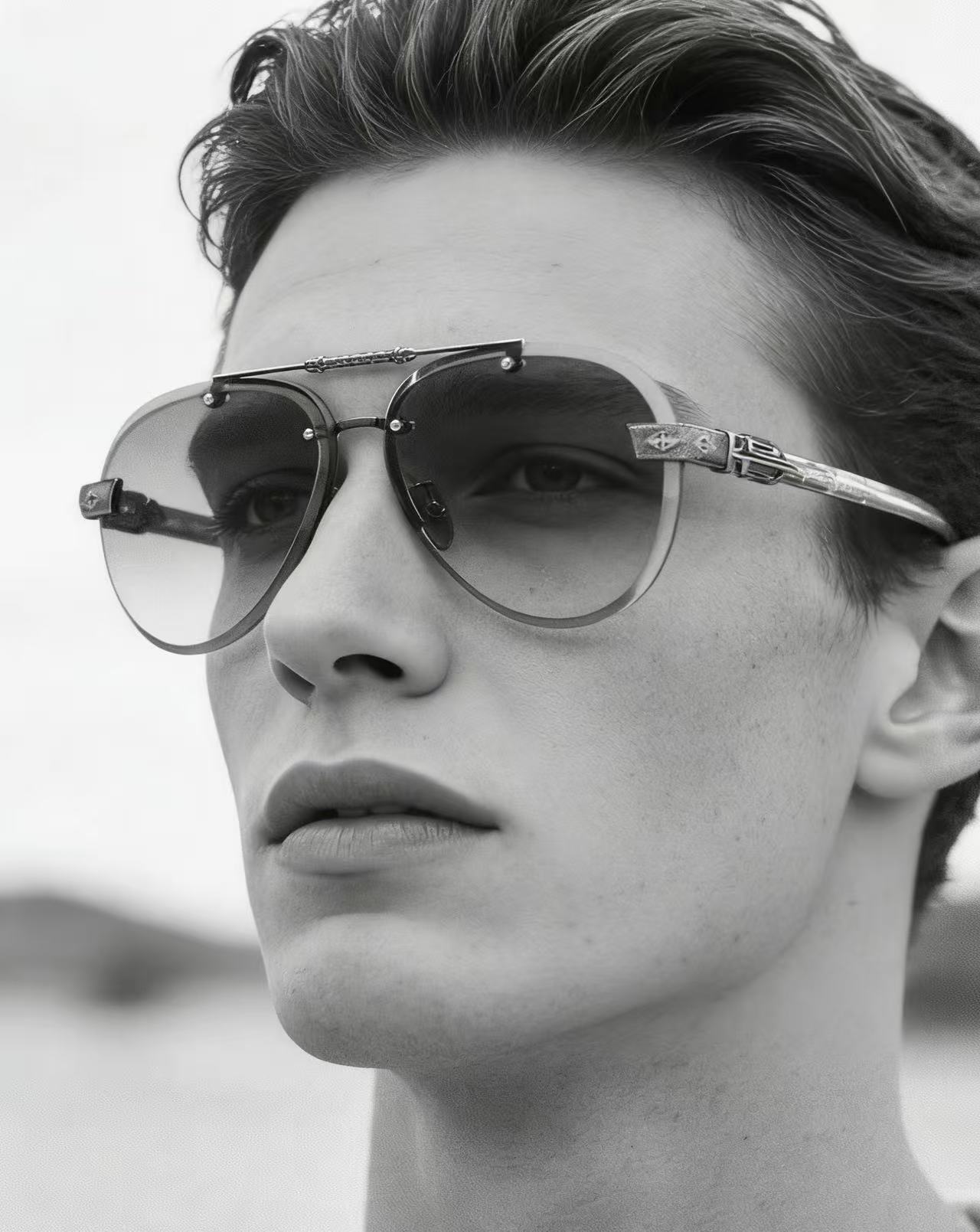 CHROME HEART🆕新款 精品墨镜 工艺细节完美 加厚镜片质感无敌CH8267 SIZE:62-1