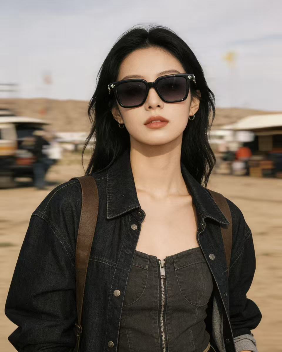 钛大框太阳镜🕶️CHROME HEART 顶级板材手工打磨抛光而成➕ 立体图纹纯钛镜腿 大气时尚 CH8284 SIZE