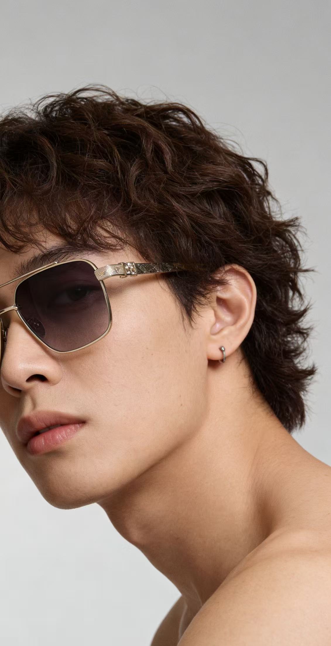 新款太阳镜🕶️ CHROME HEART立体图纹纯钛镜腿 大气时尚CH8309 SIZE：61-15-1